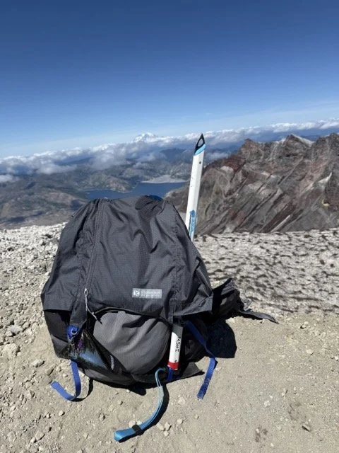 Jasmina on Mt Saint Helens