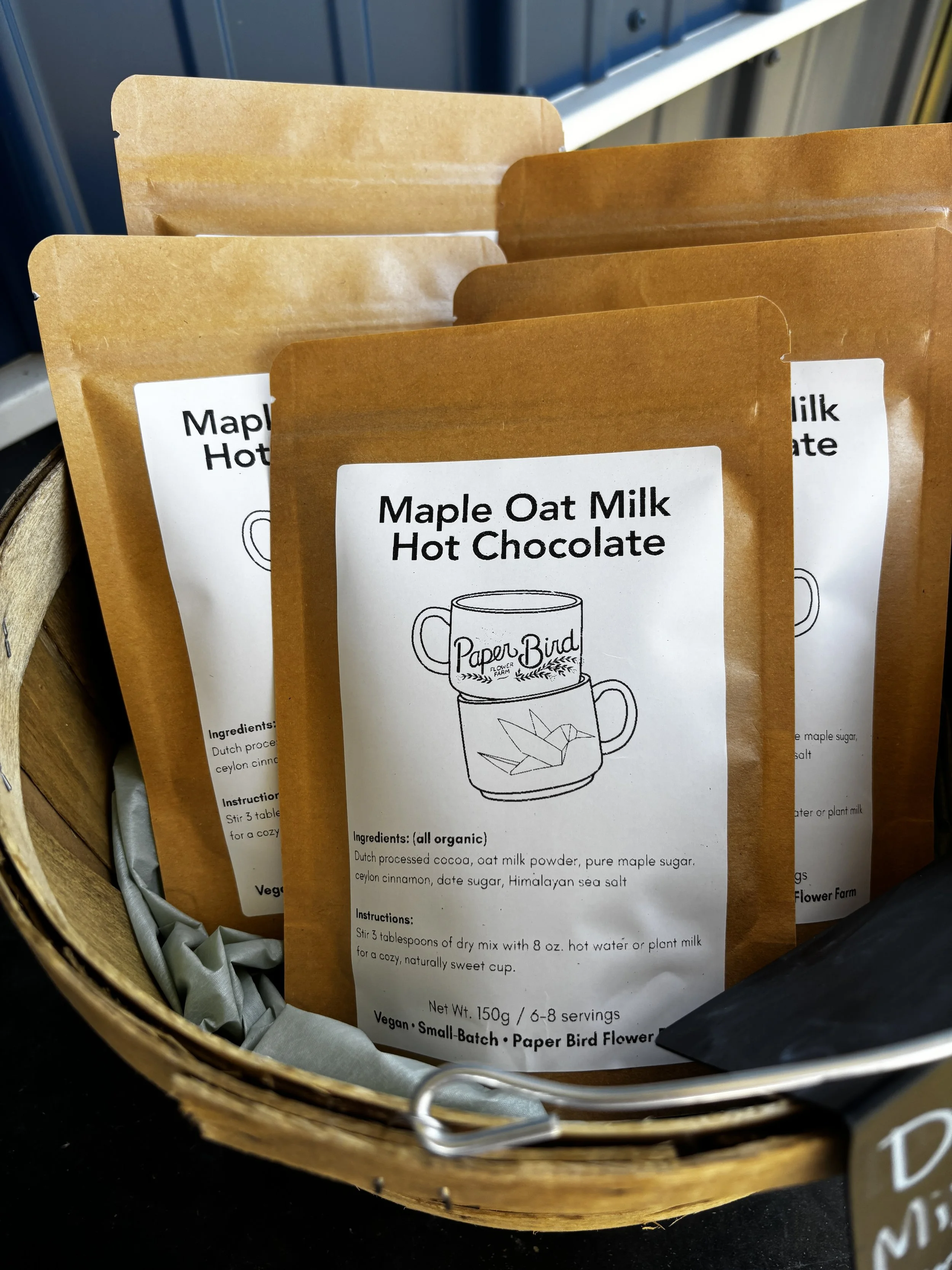 Maple Oat Hot Chocolate (Packaged Dry Mix)