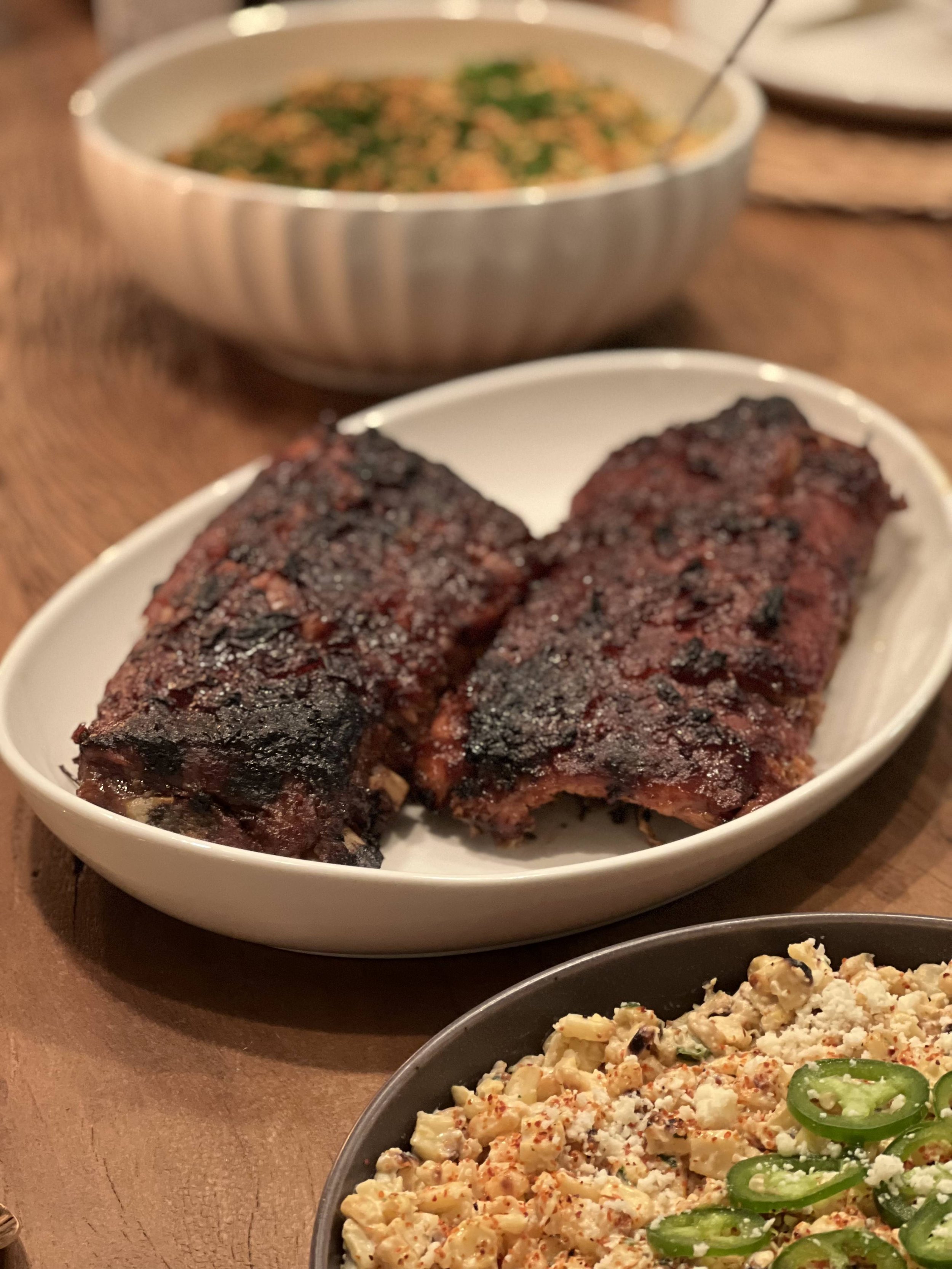 balsamic barbecued baby back ribs