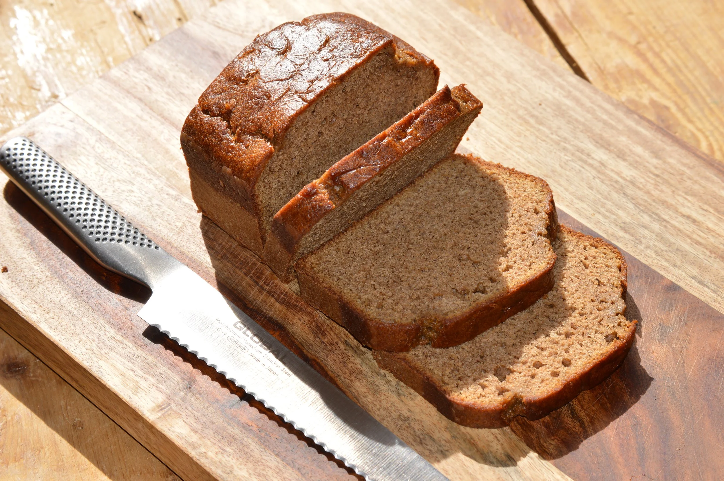 Palisade Peach-Banana Maple Bread