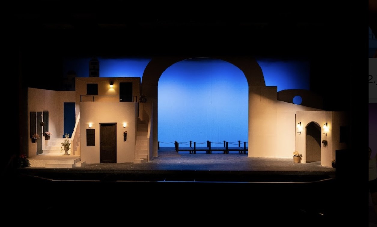 Mamma Mia Scenic Design