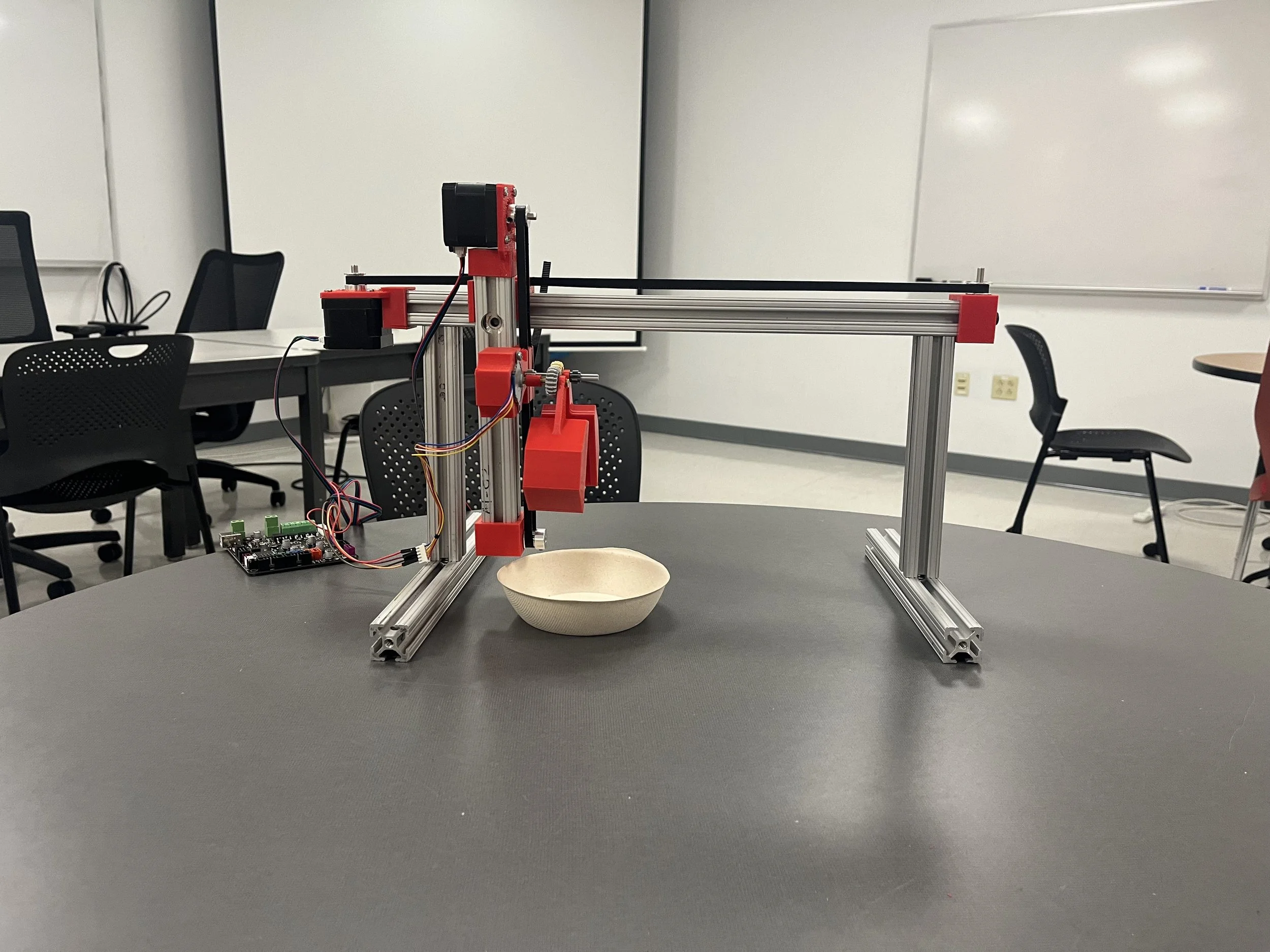 Dice Roller Front View with Open Gripper