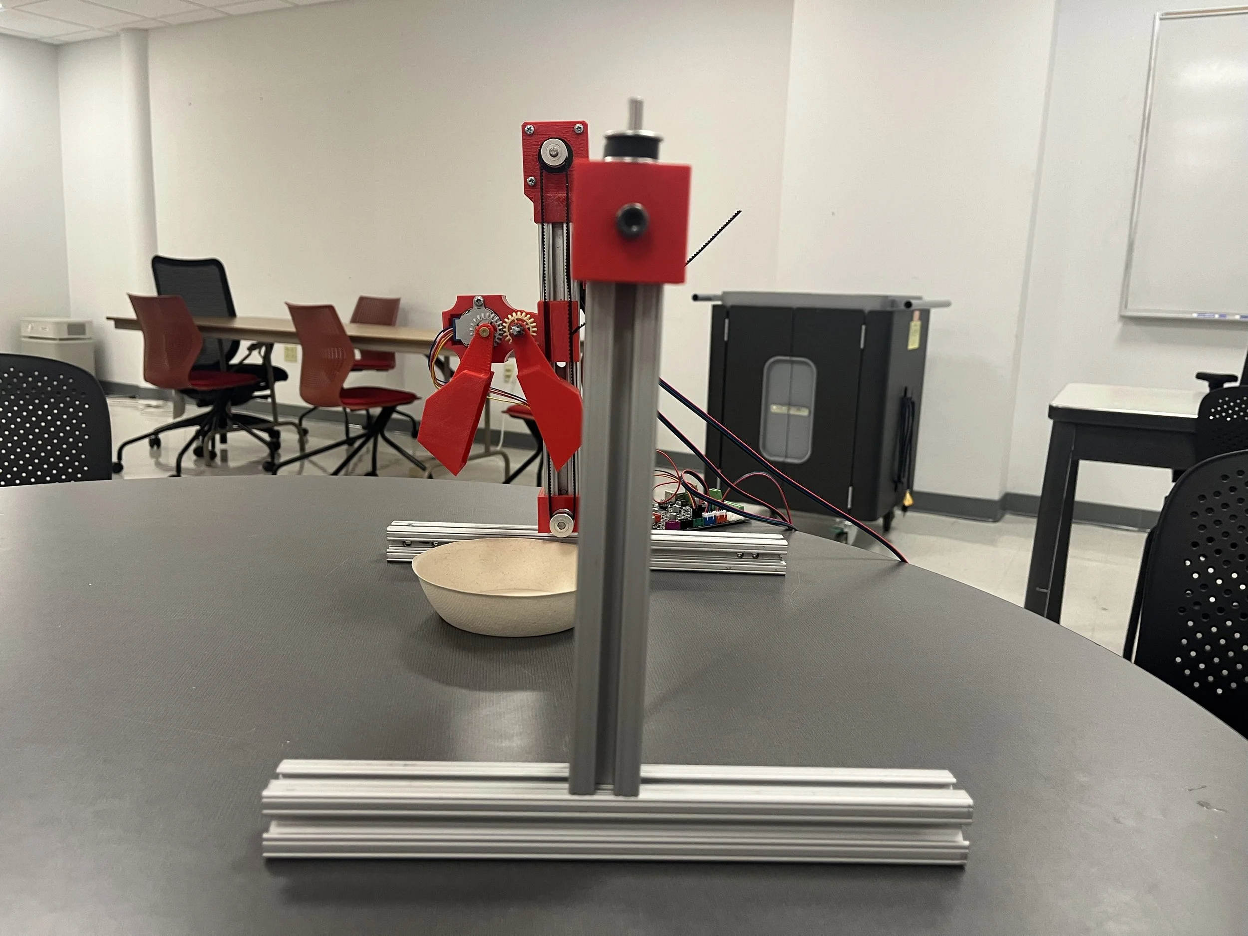 Dice Roller Side View with Open Gripper