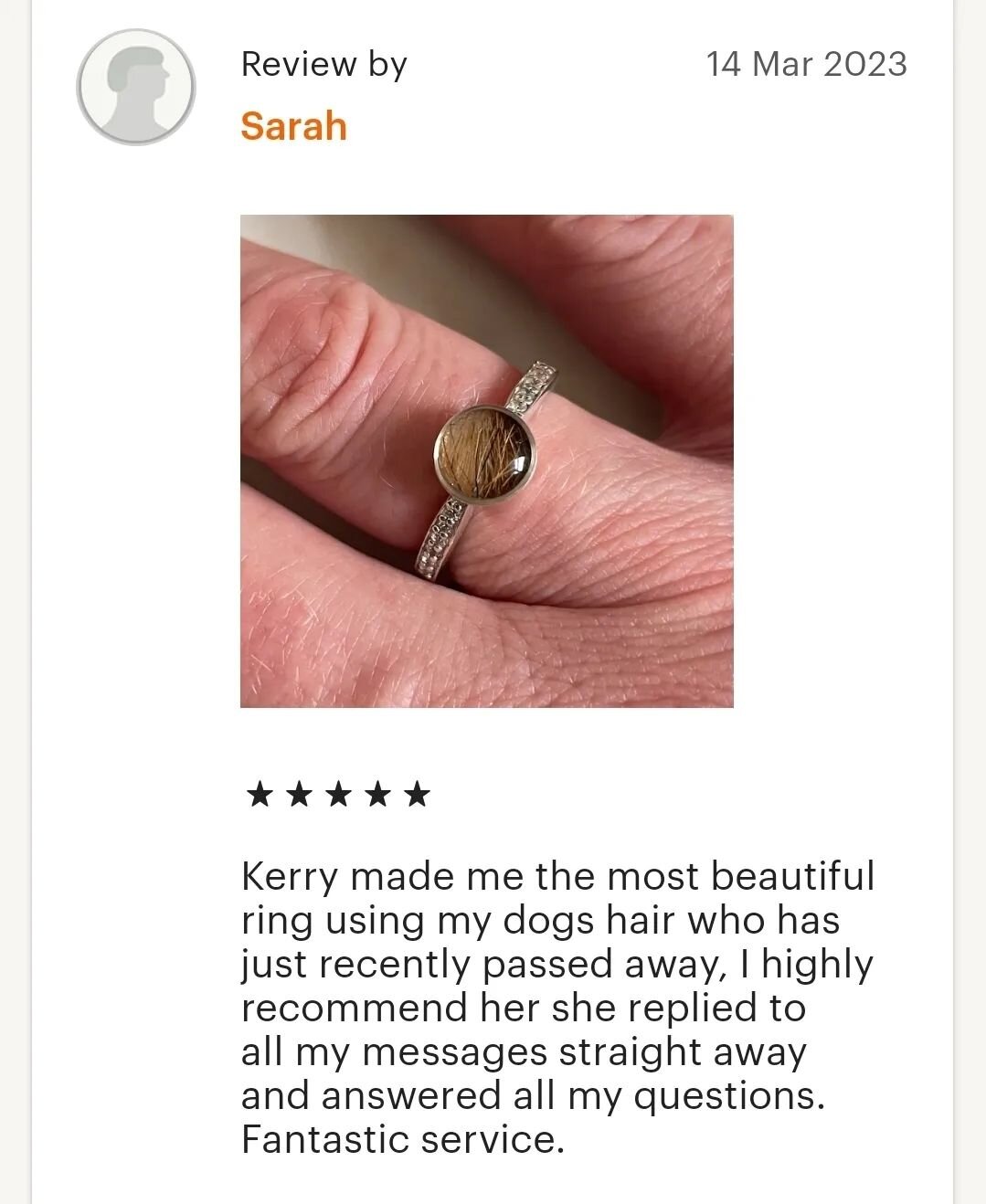 Reviews like these just make my day. It's always a privilege to make your memorial jewellery so you can keep your loved one close and those fond memories closer. #kerrylouiseboutique #memorialjewellery #plymouthsmallbusiness #plymouthherald #plymouth