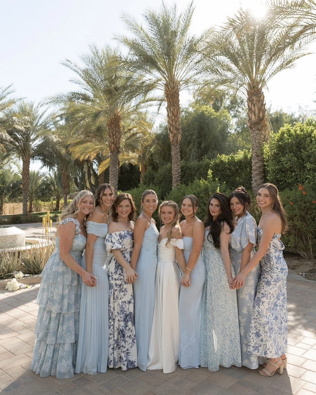Fresh florals, soft blues, and not a single boring dress in sight 🌼⁣
⁣
Photo: @astrayphoto⁣
Florals: @poppyflowers⁣
HMUA: @kimjbeauty