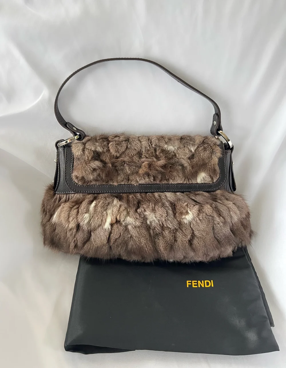 Fendi Rabbit Fur Chef Bag — The Posh Collective