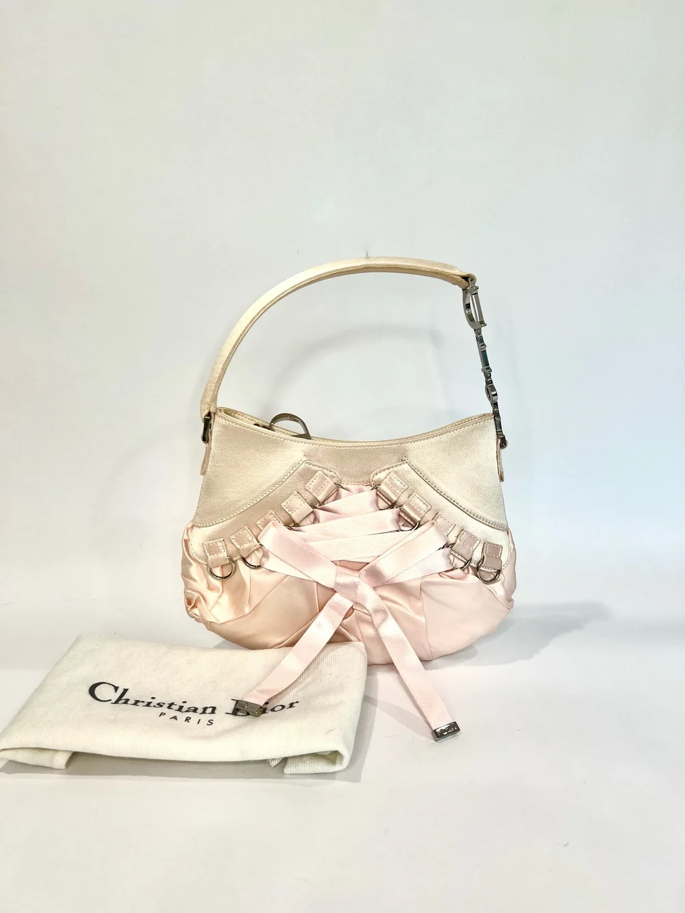 Dior Pink Satin Ballet Corset Mini Bag — The Posh Collective