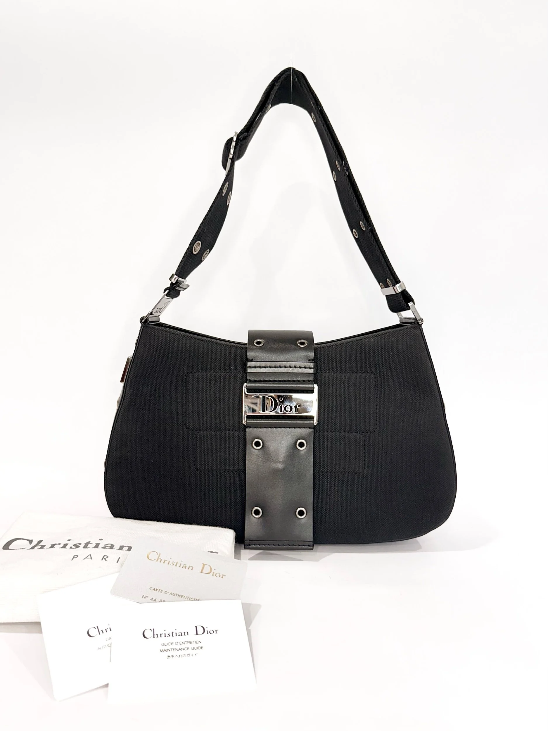 Dior Street Chic Canvas Shoulder Bag