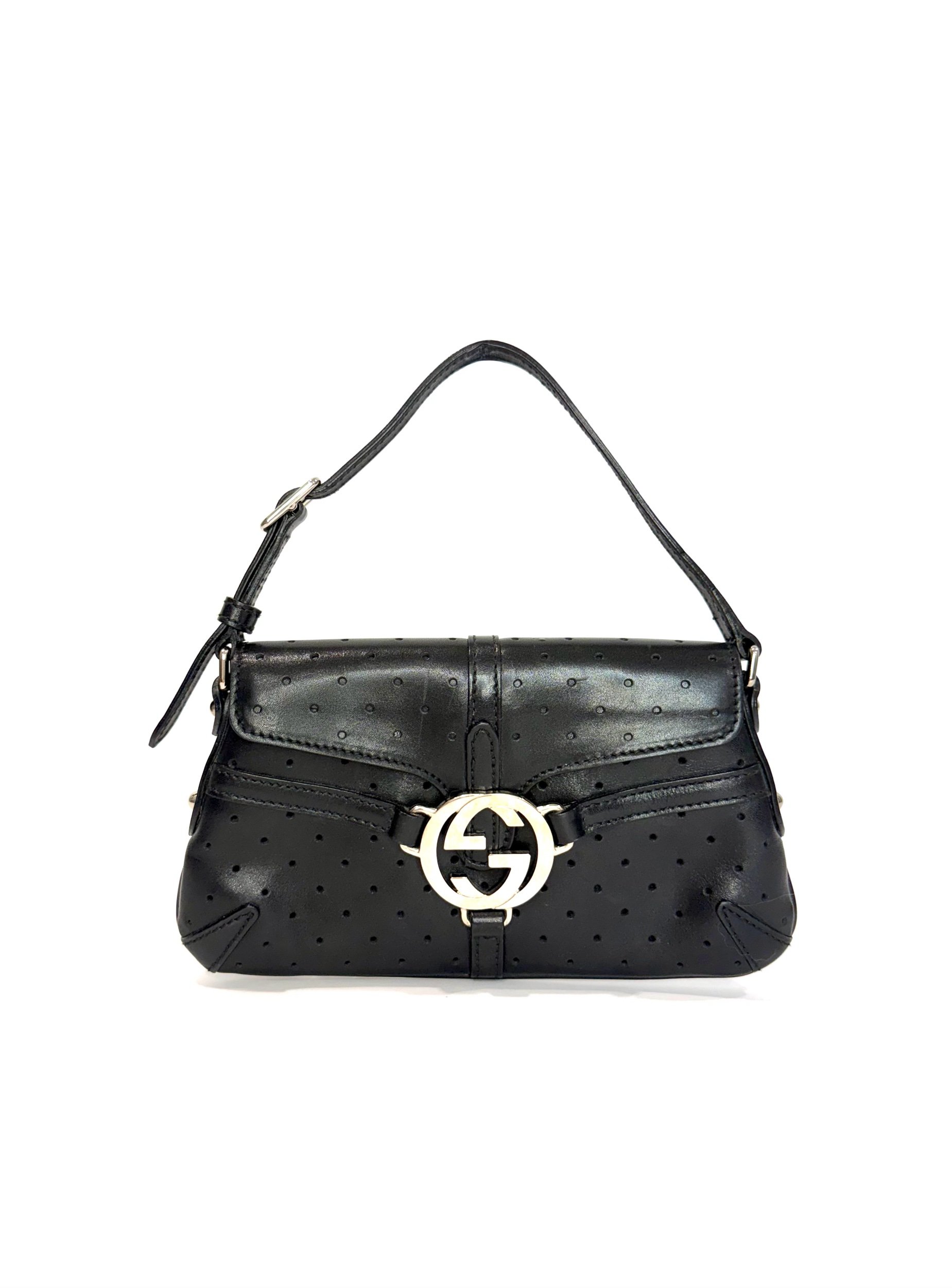 Gucci Perforated Leather Mini Bag