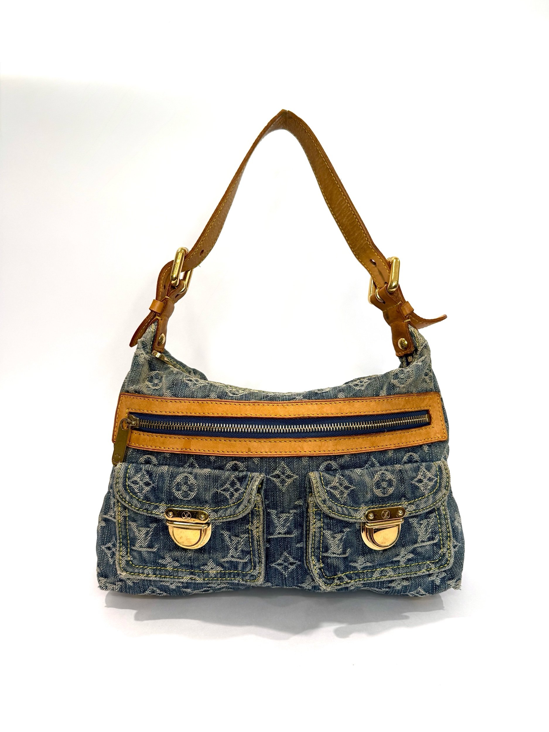 Louis Vuitton Blue Denim Baggy PM