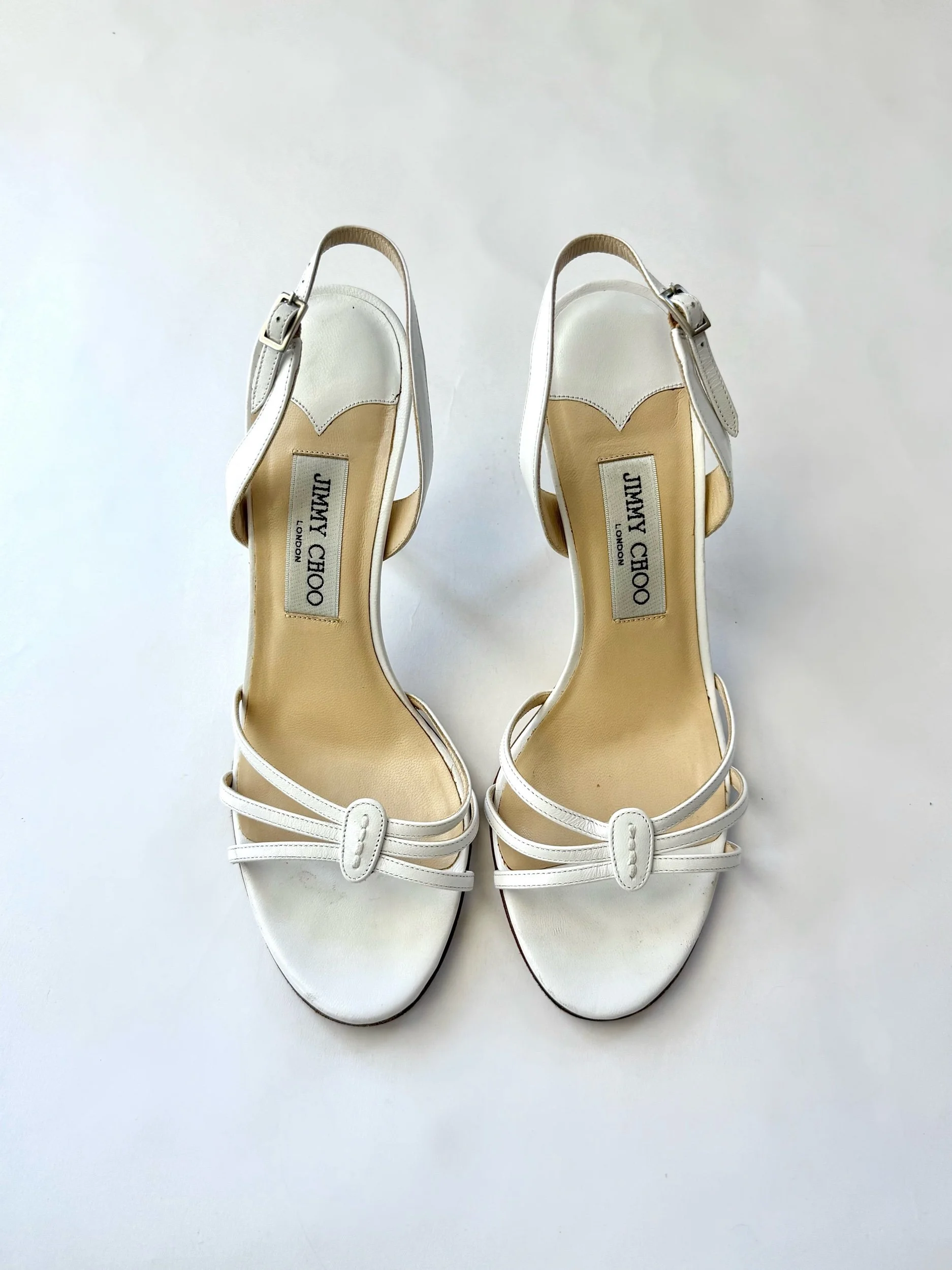 Jimmy Choo Strappy Slingback Sandals, Size 38.5