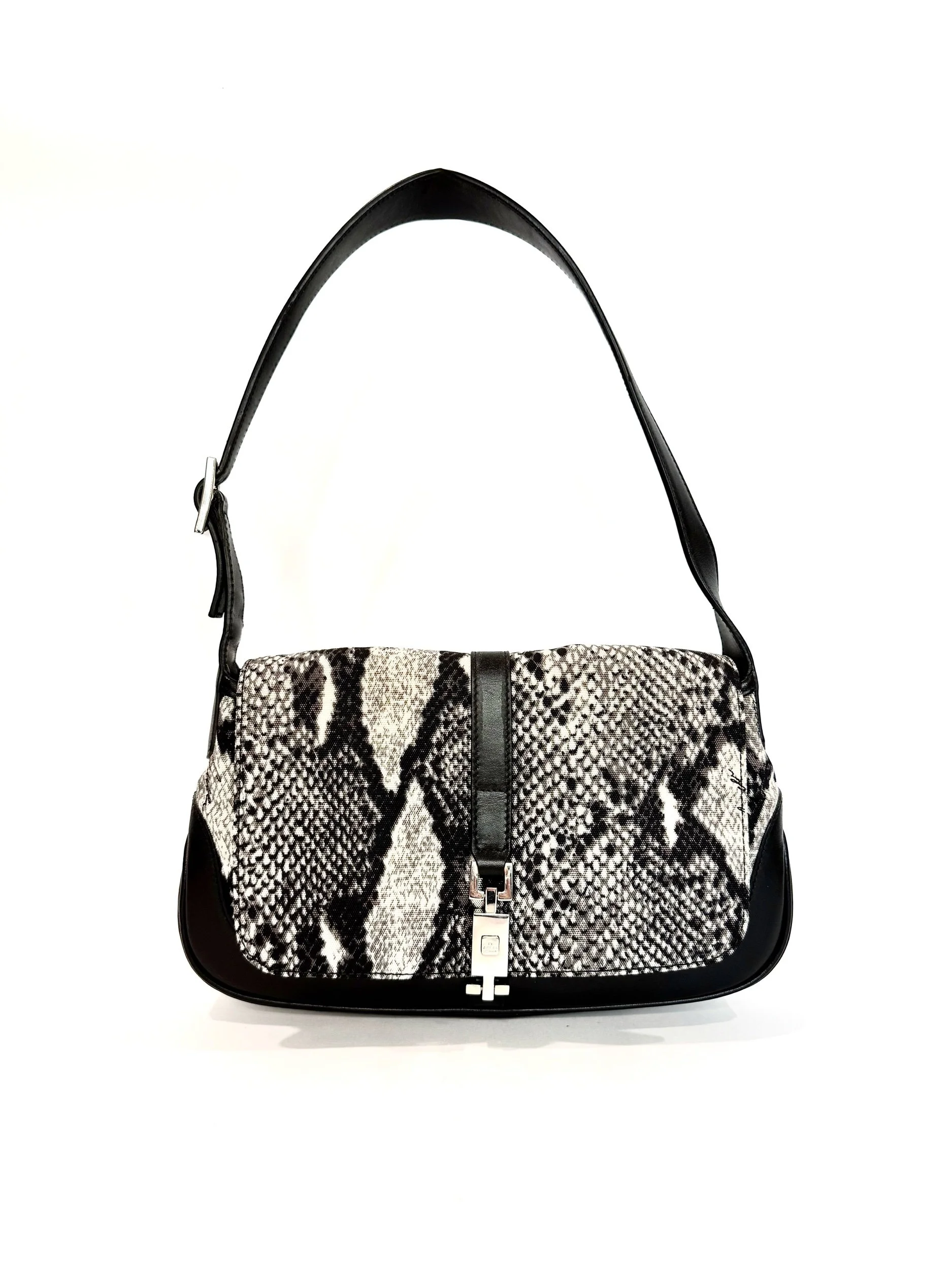 Gucci Snakeskin Printed Jackie Bag