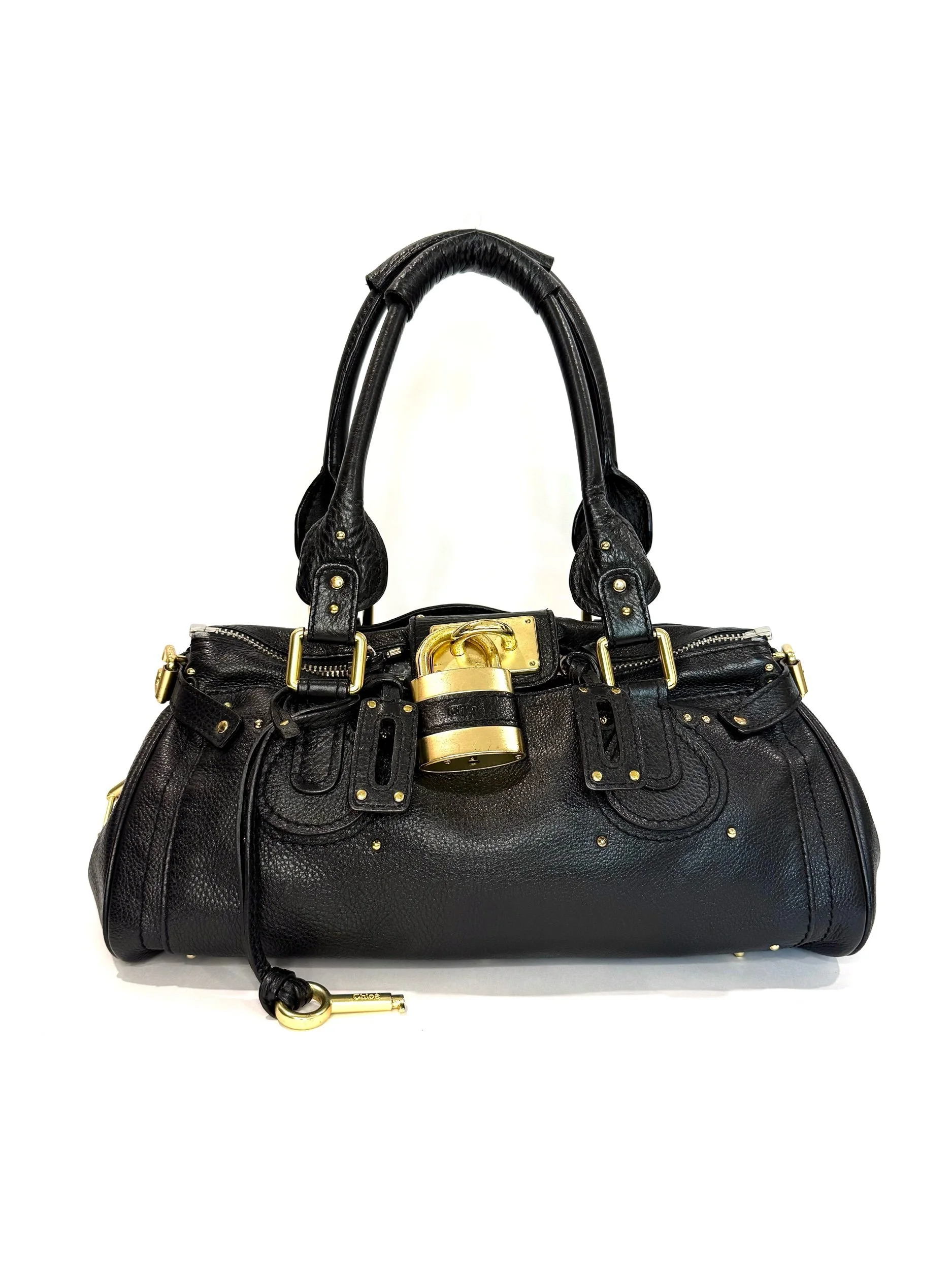 Chloe Large Leather Paddington Shoulder Bag