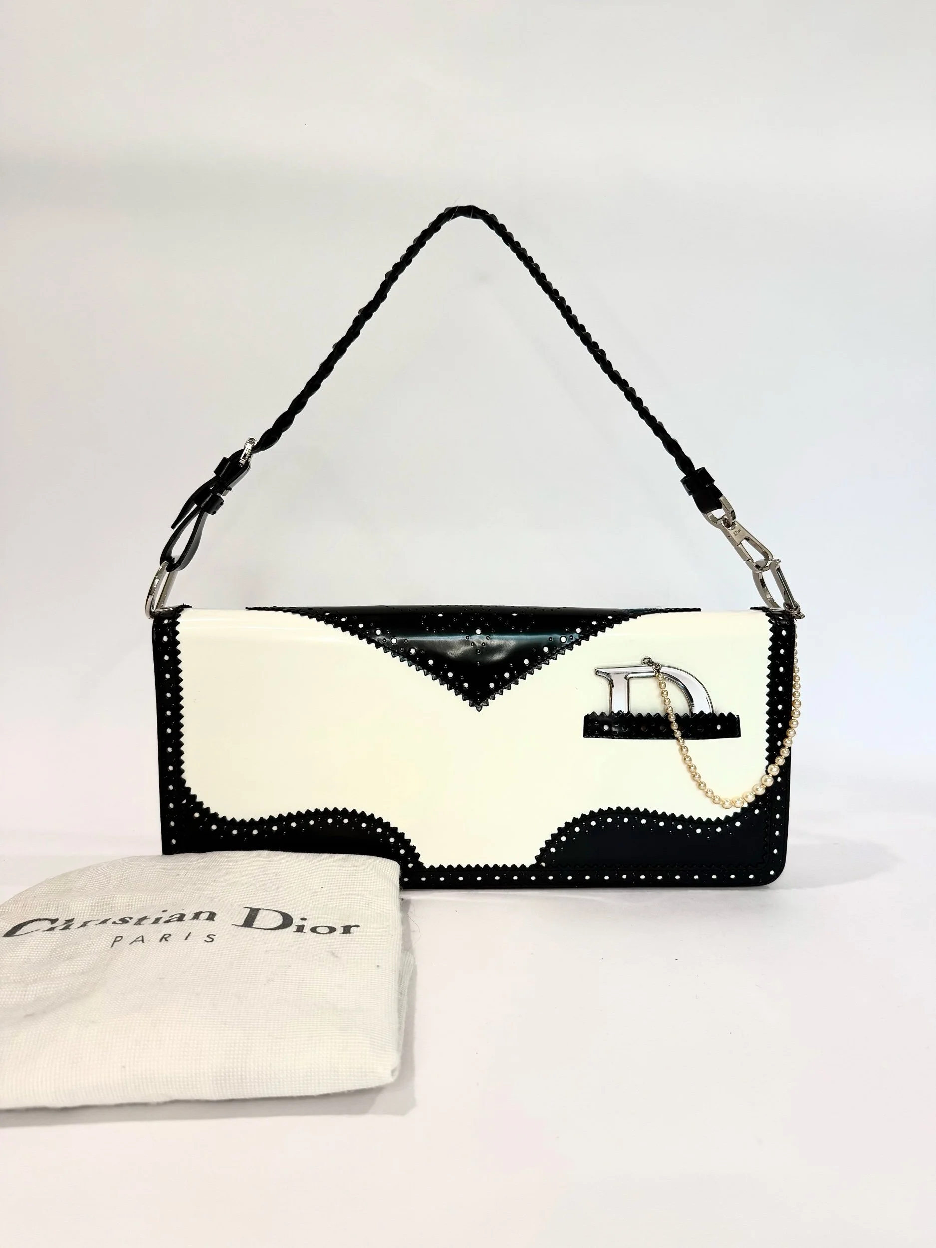 Dior Patent Leather D*Trick Charm Shoulder Bag