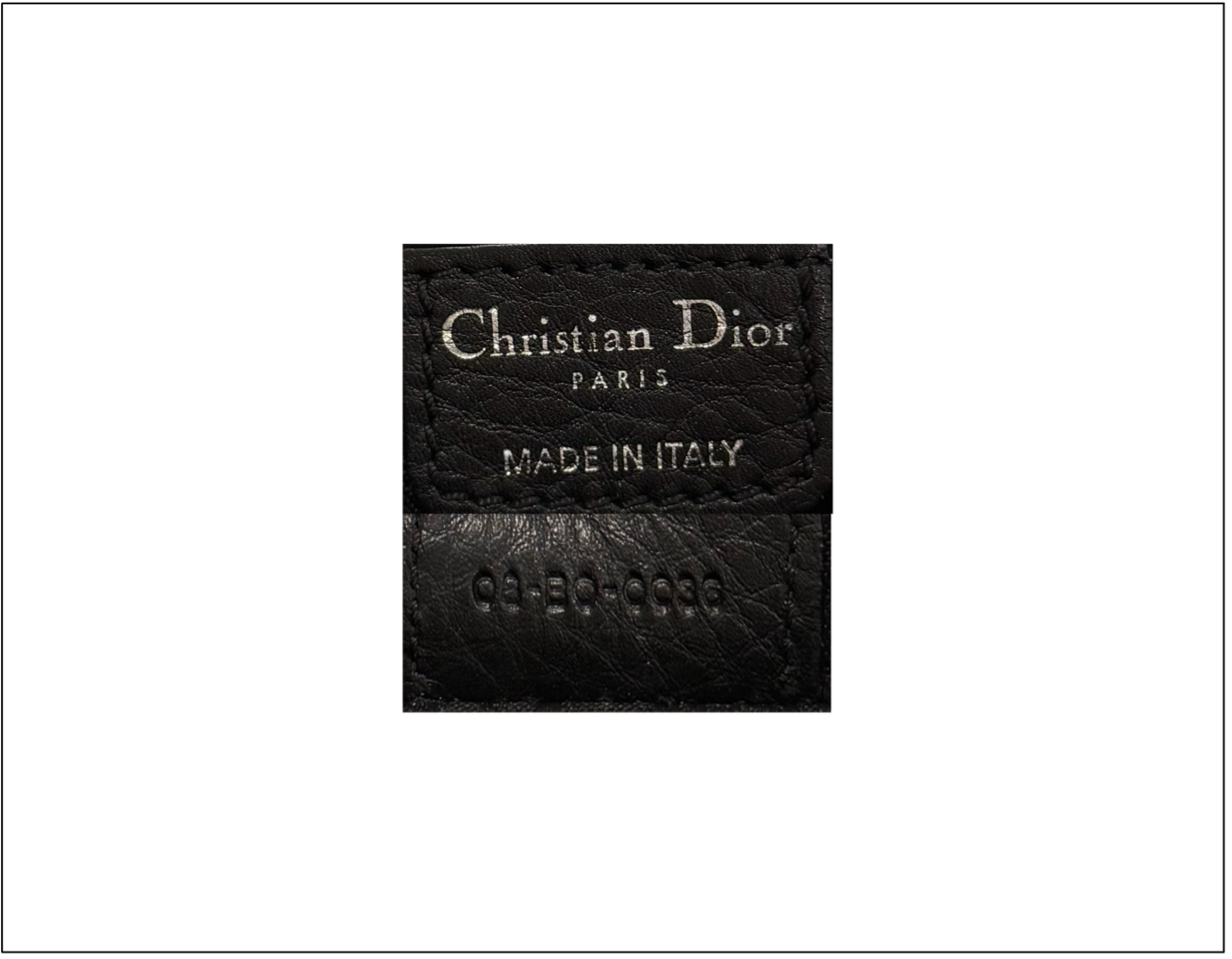 Dior Black Leather D Charm Pochette 8.21.png