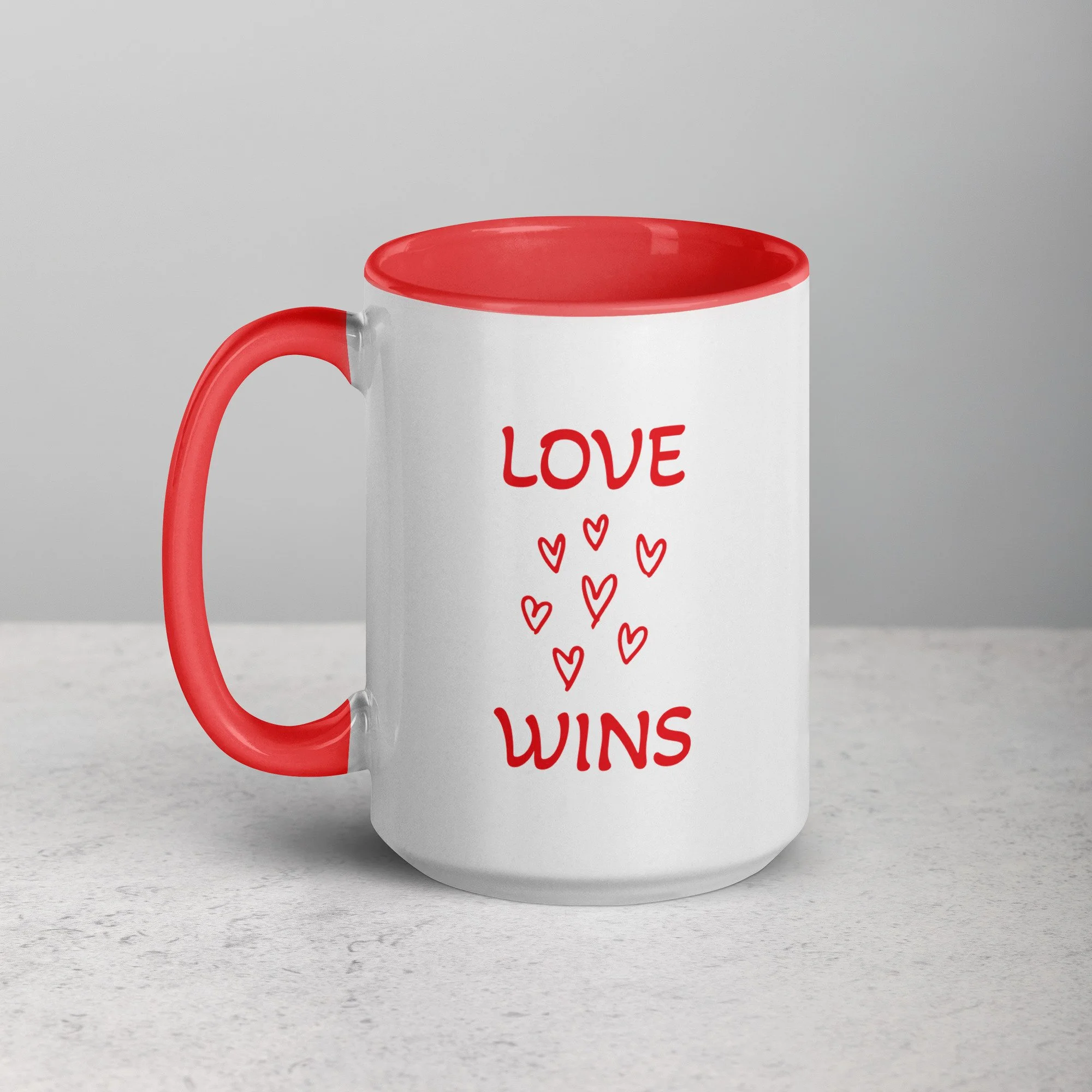 LOVE WINS mug