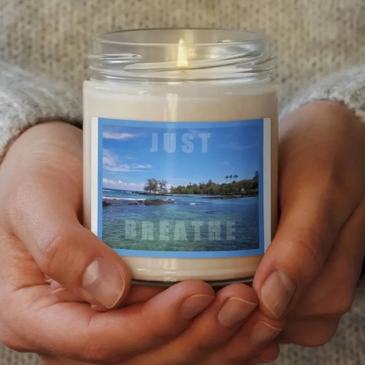 Beach-Scent Soy Candle
