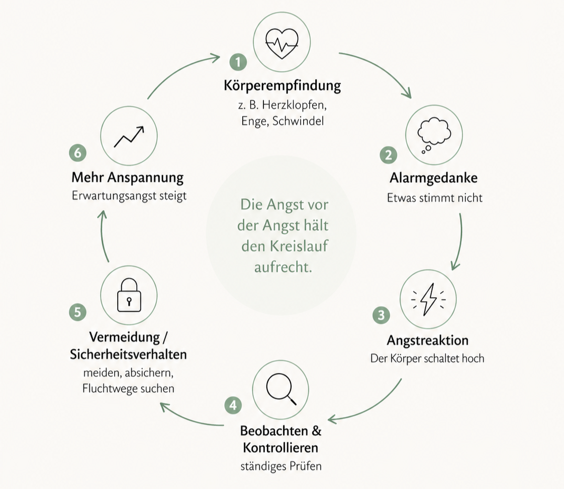 Der Teufelskreis von Angst und Panik