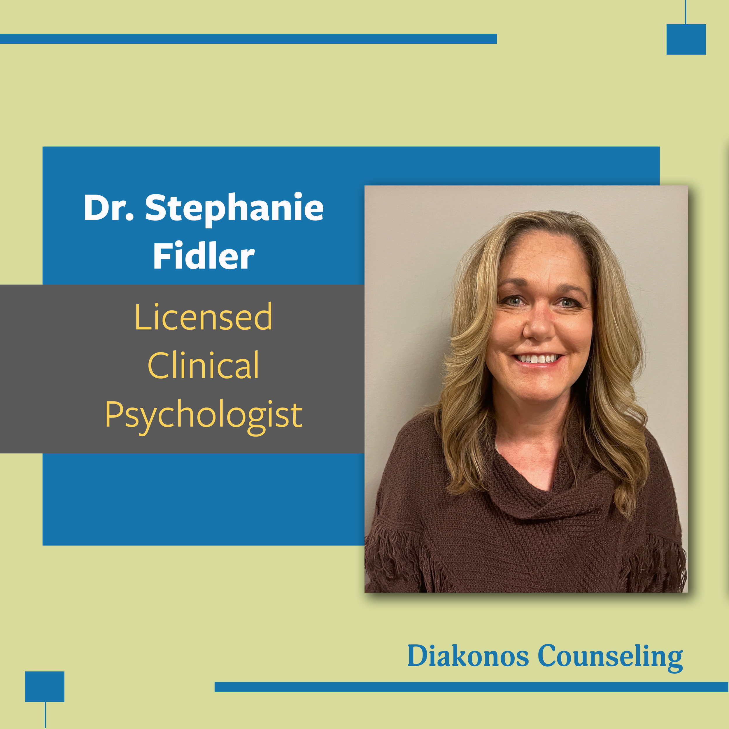 Dr. Stephanie Fidler, Diakonos Counseling Kansas City