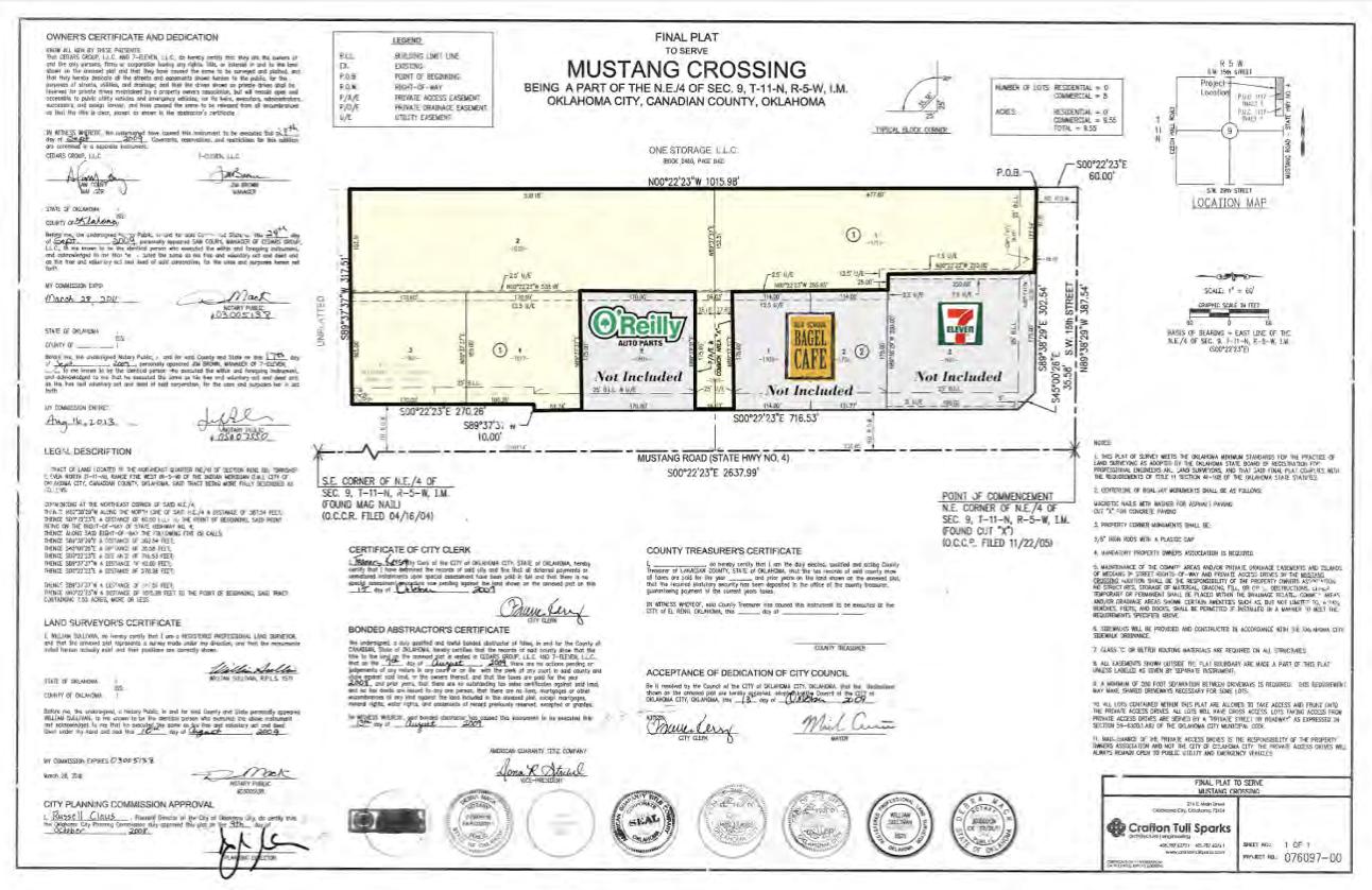 Mustang Crossing — Cedars Group Commercial Development