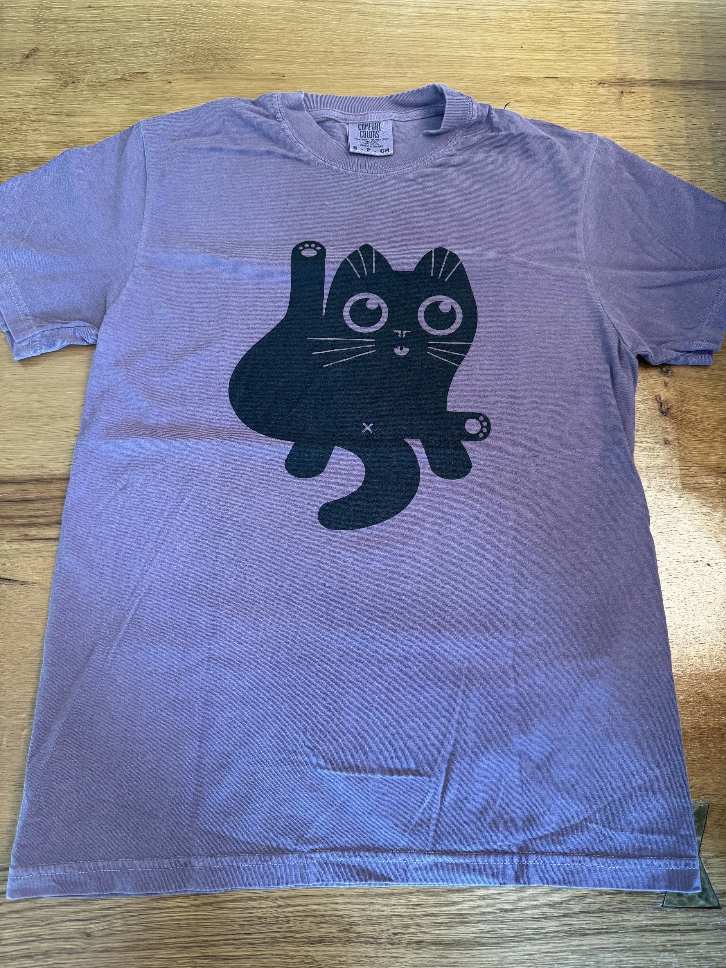 Buttlicker Cat Tee Purple