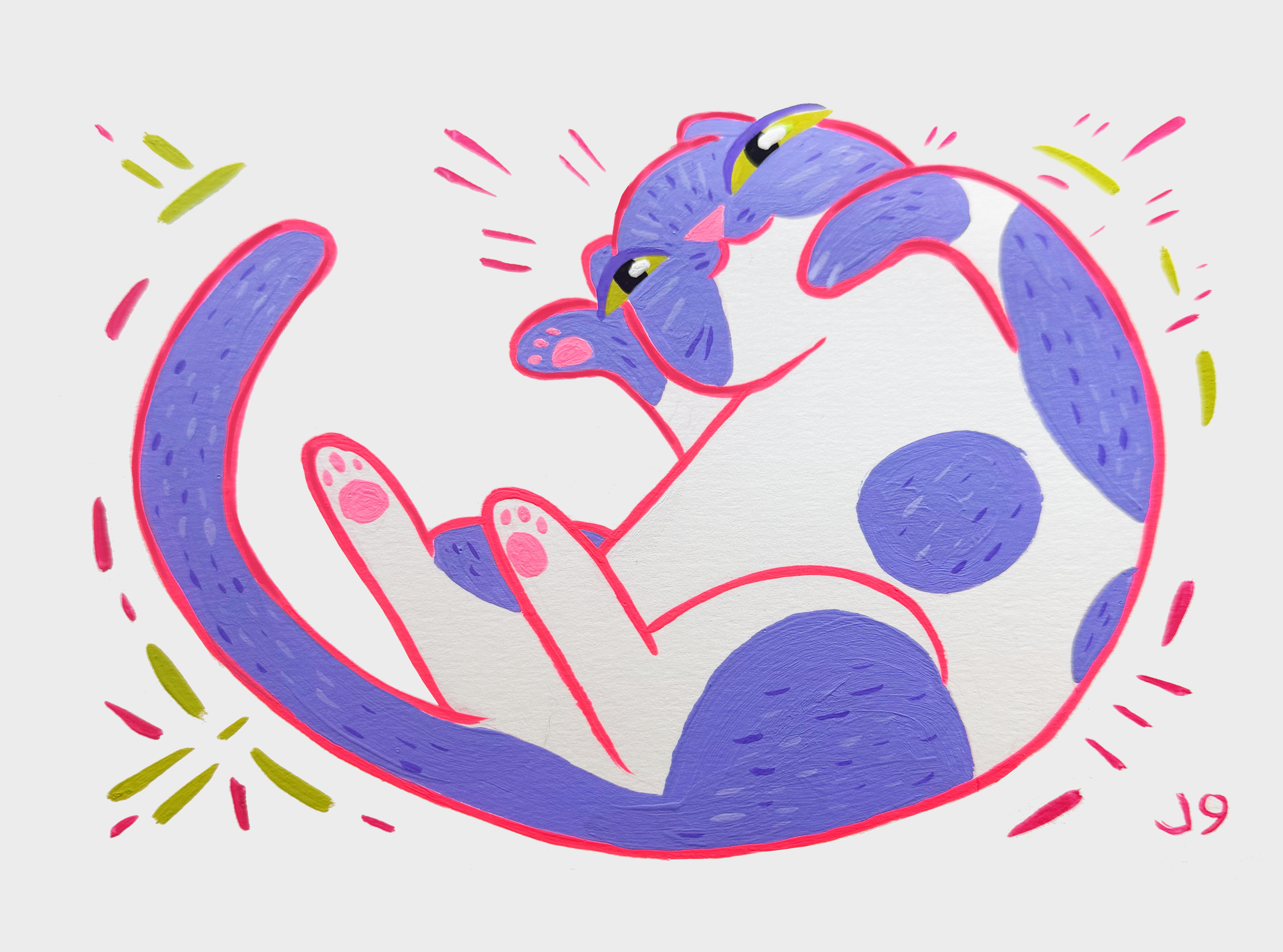 Spotty purple cat.png