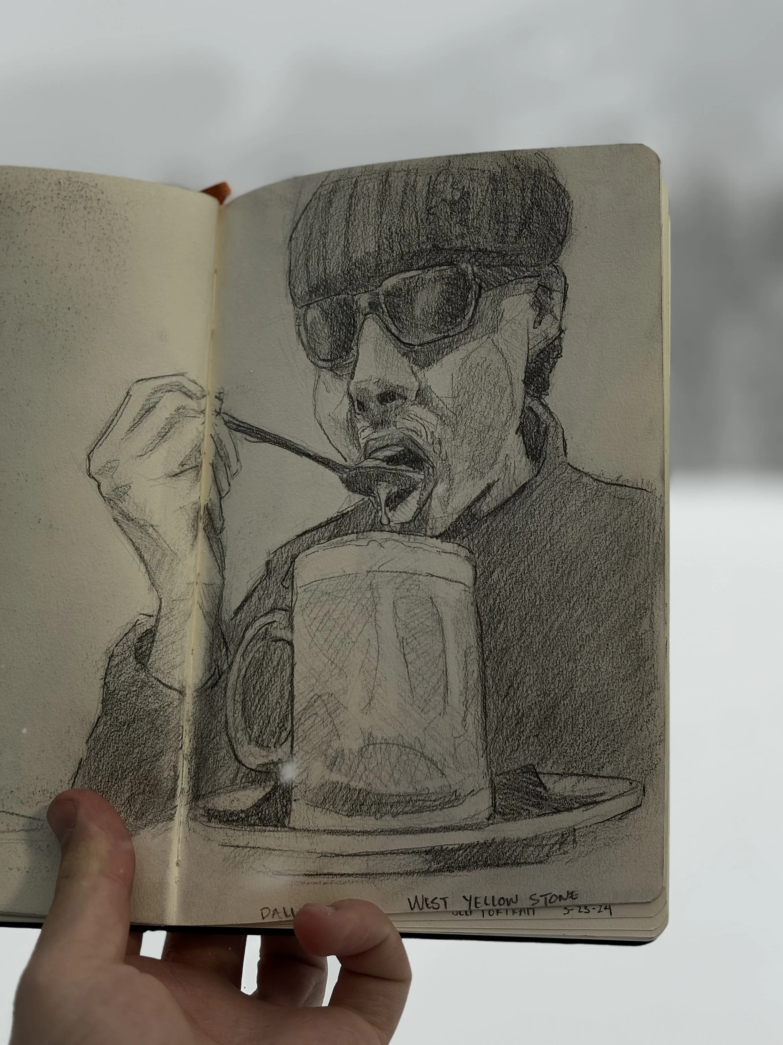 "Hot", Graphite Sketch (February 2024)