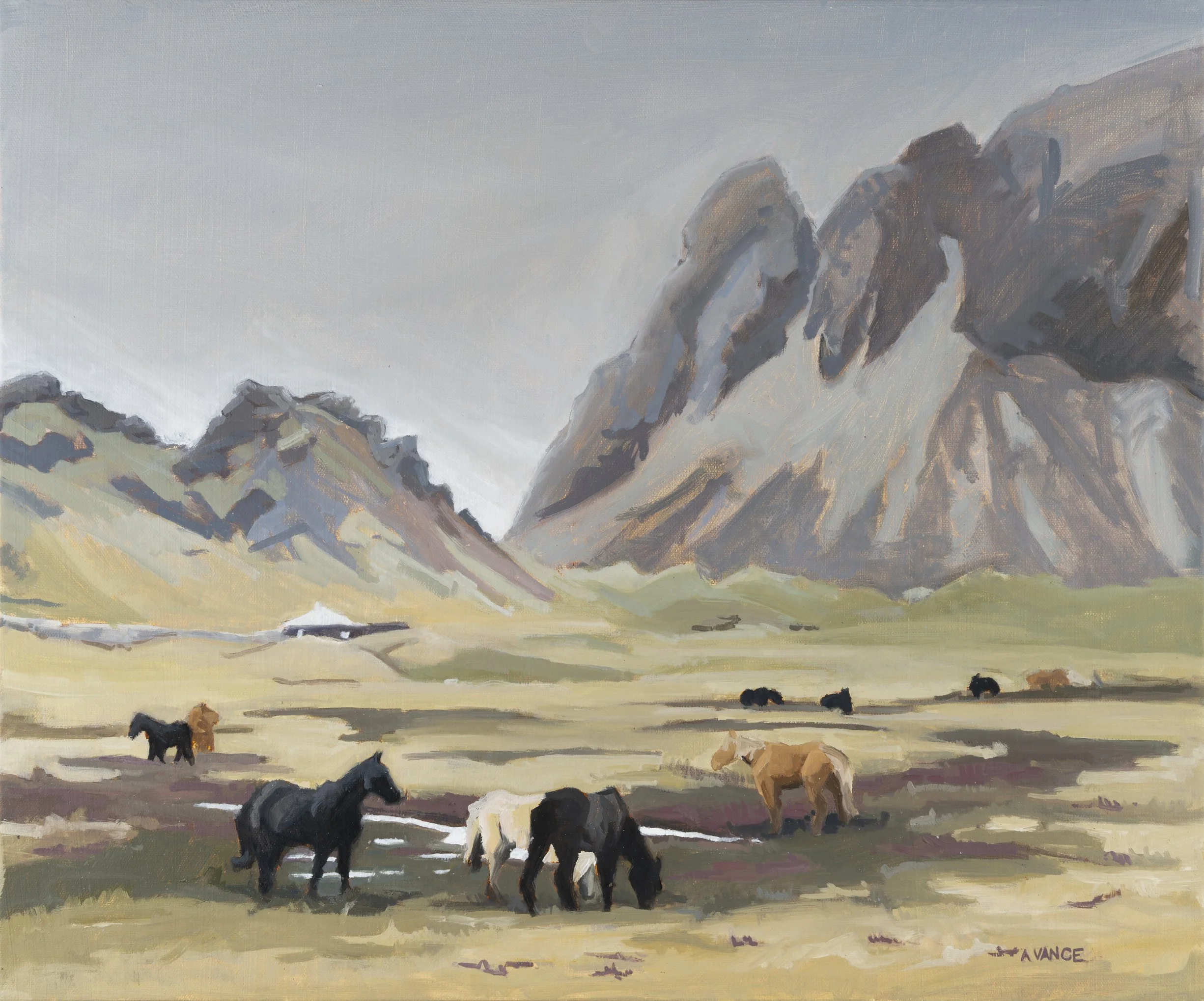 NORTHERN HERD, 20X24 in.