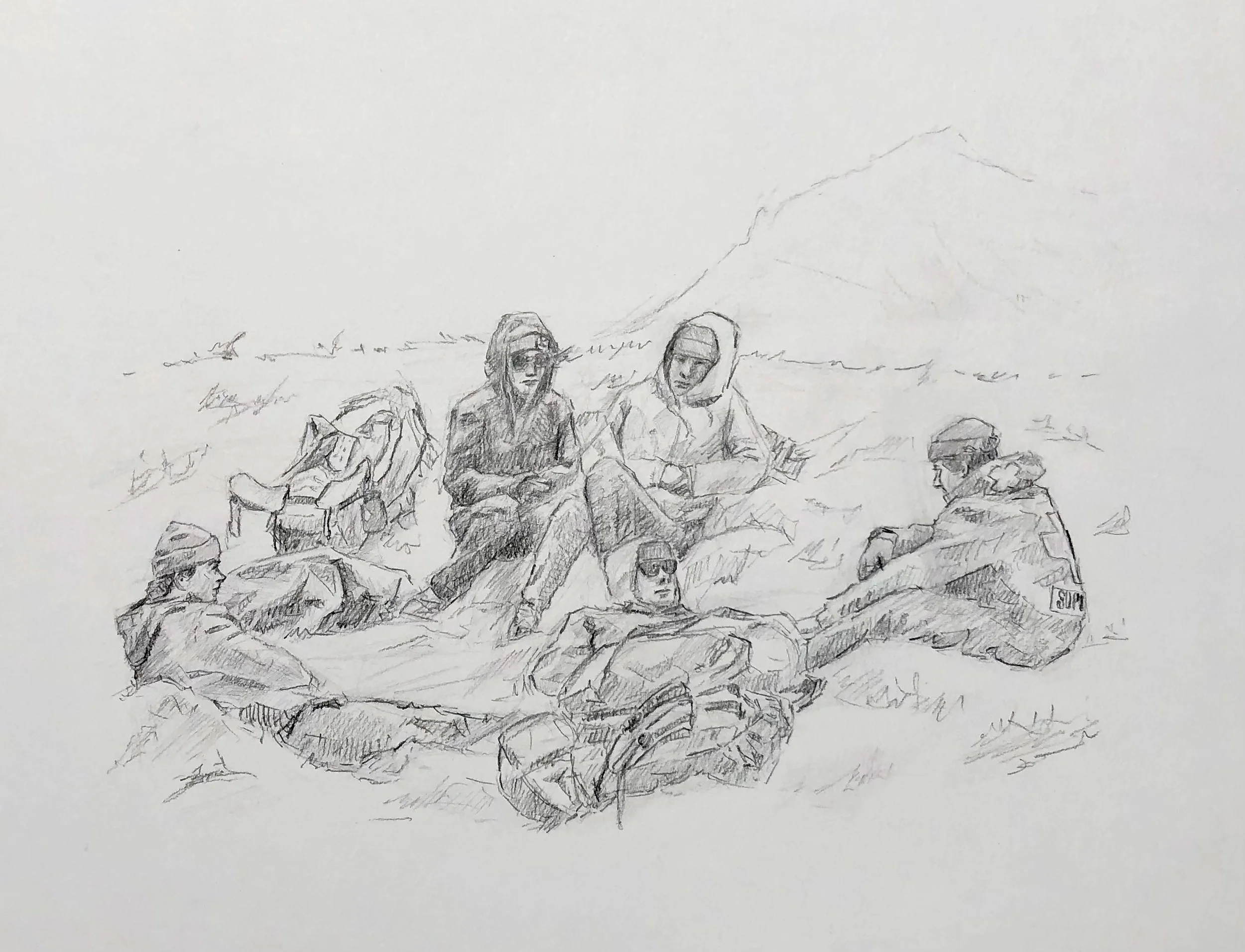 "Beginning", (11x14"), Graphite Sketch, (September 2023)