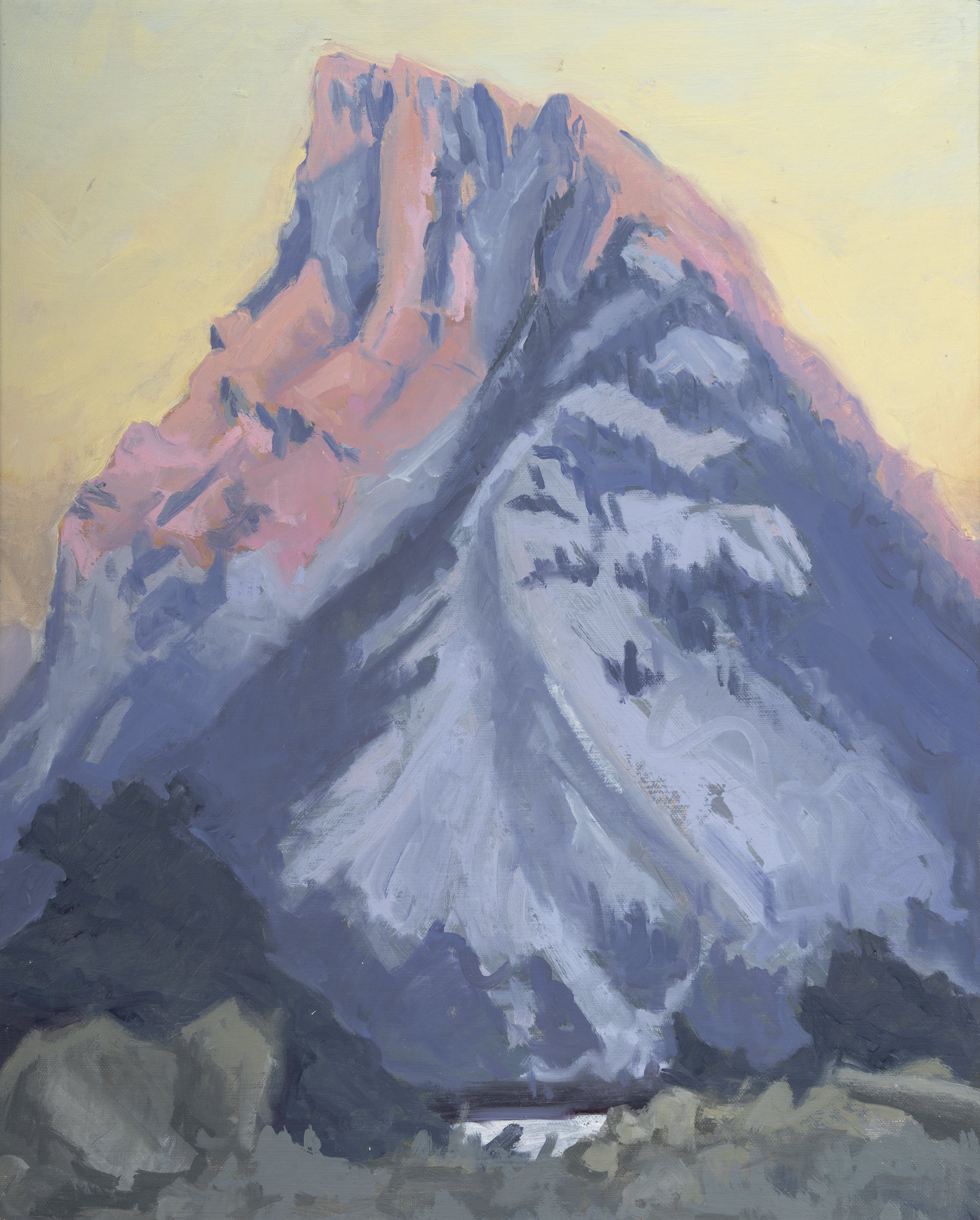 MOUNT RUNDLE, 20X16 in.