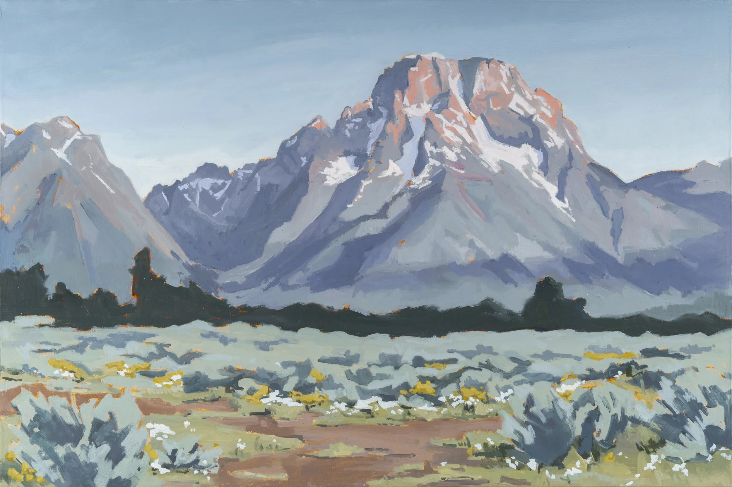 TETON SUNRISE, 24X36 in.