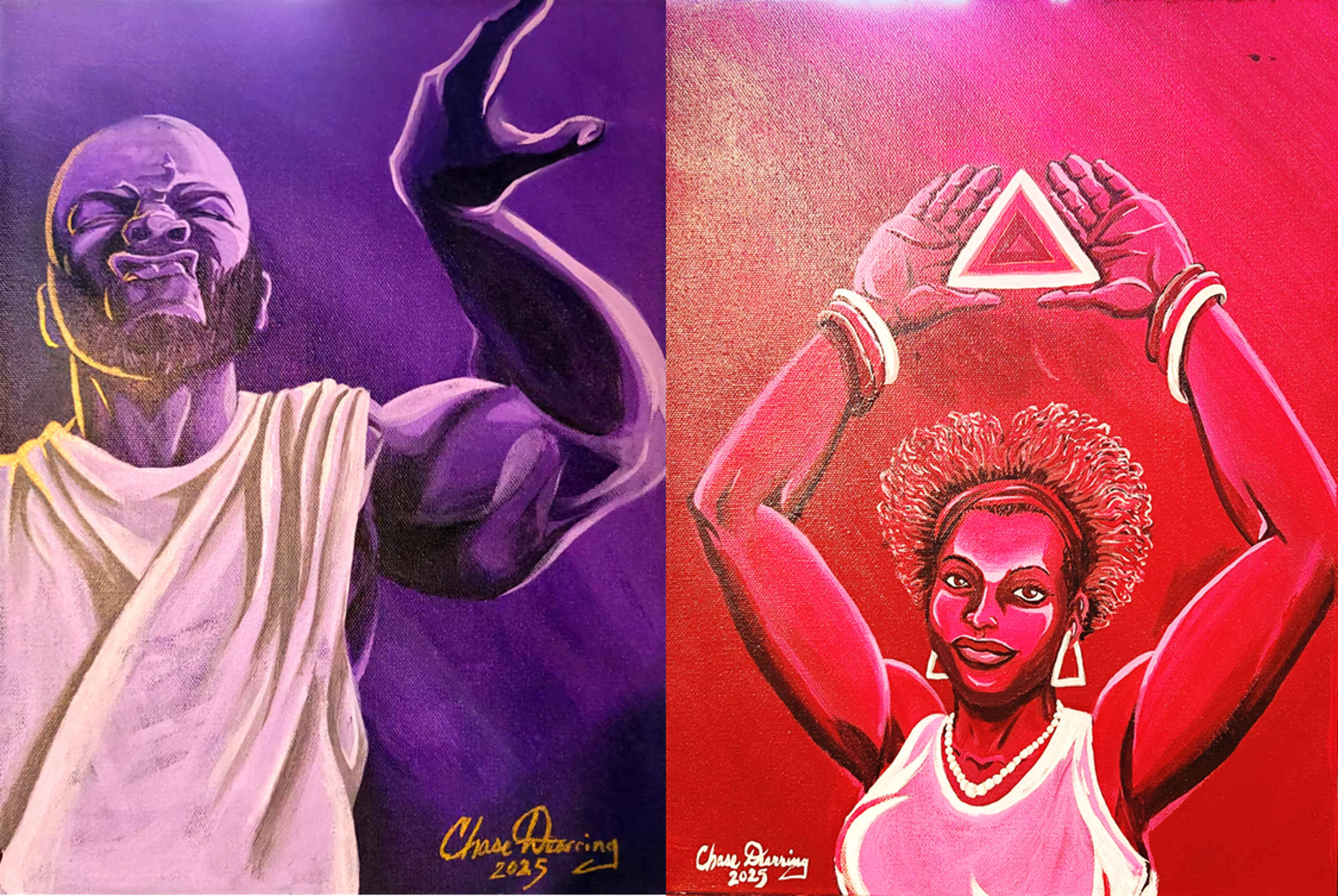Purple & Red