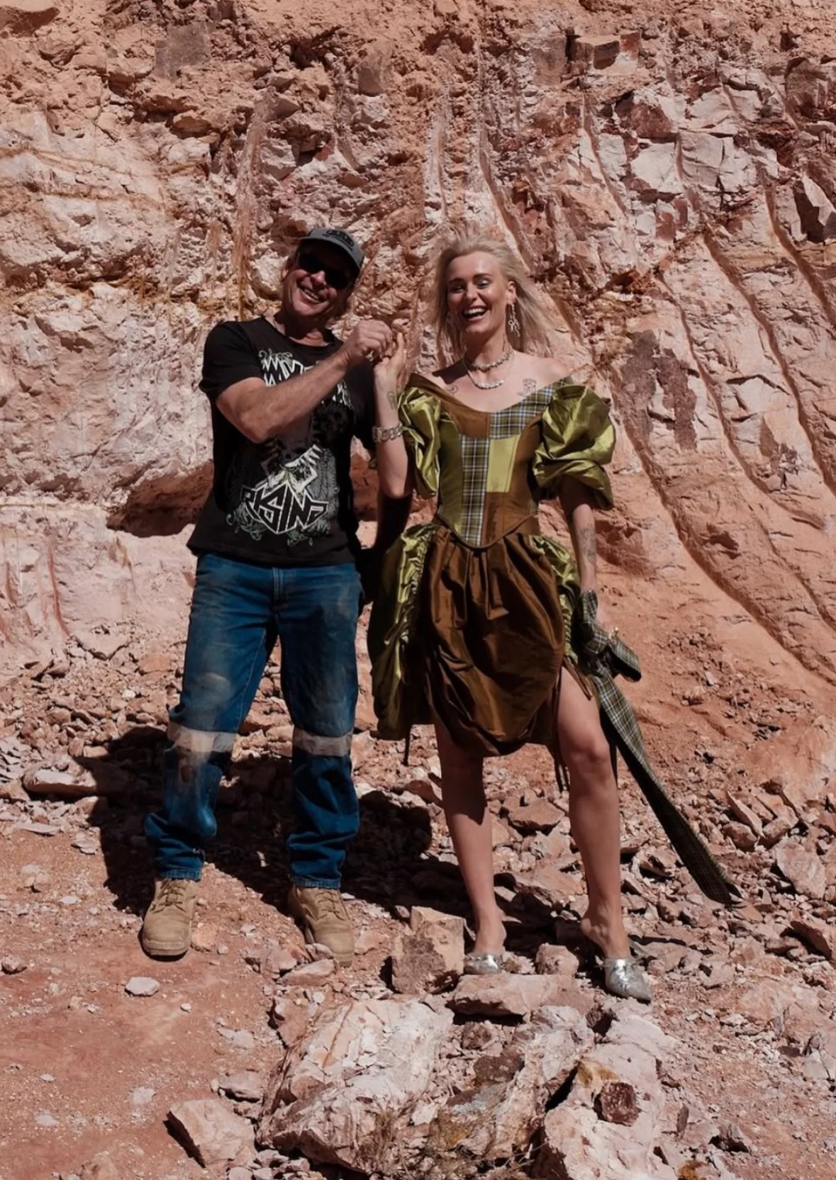 custom corset and skirt for millie savage