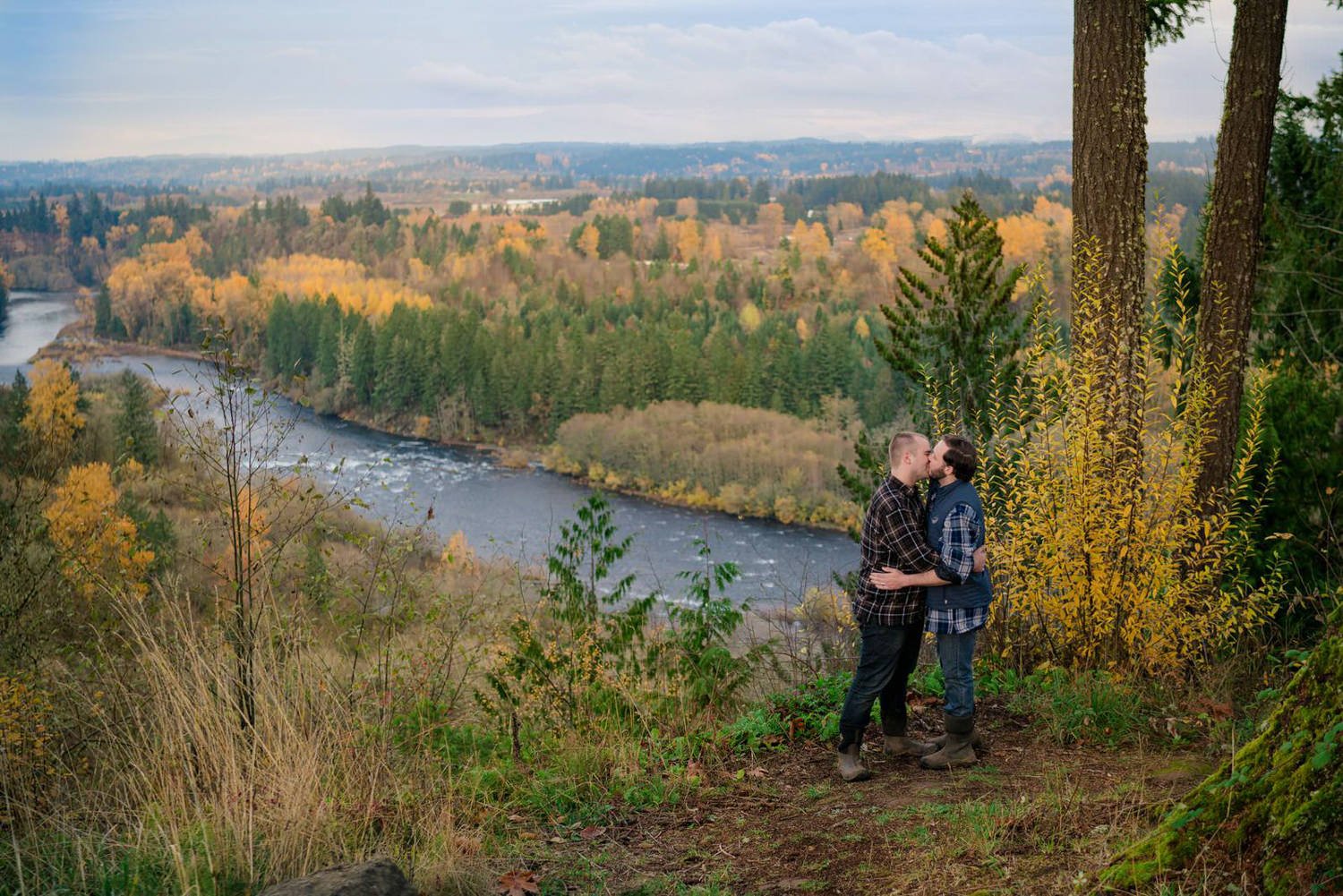 Fall Engagement at Milo McIver