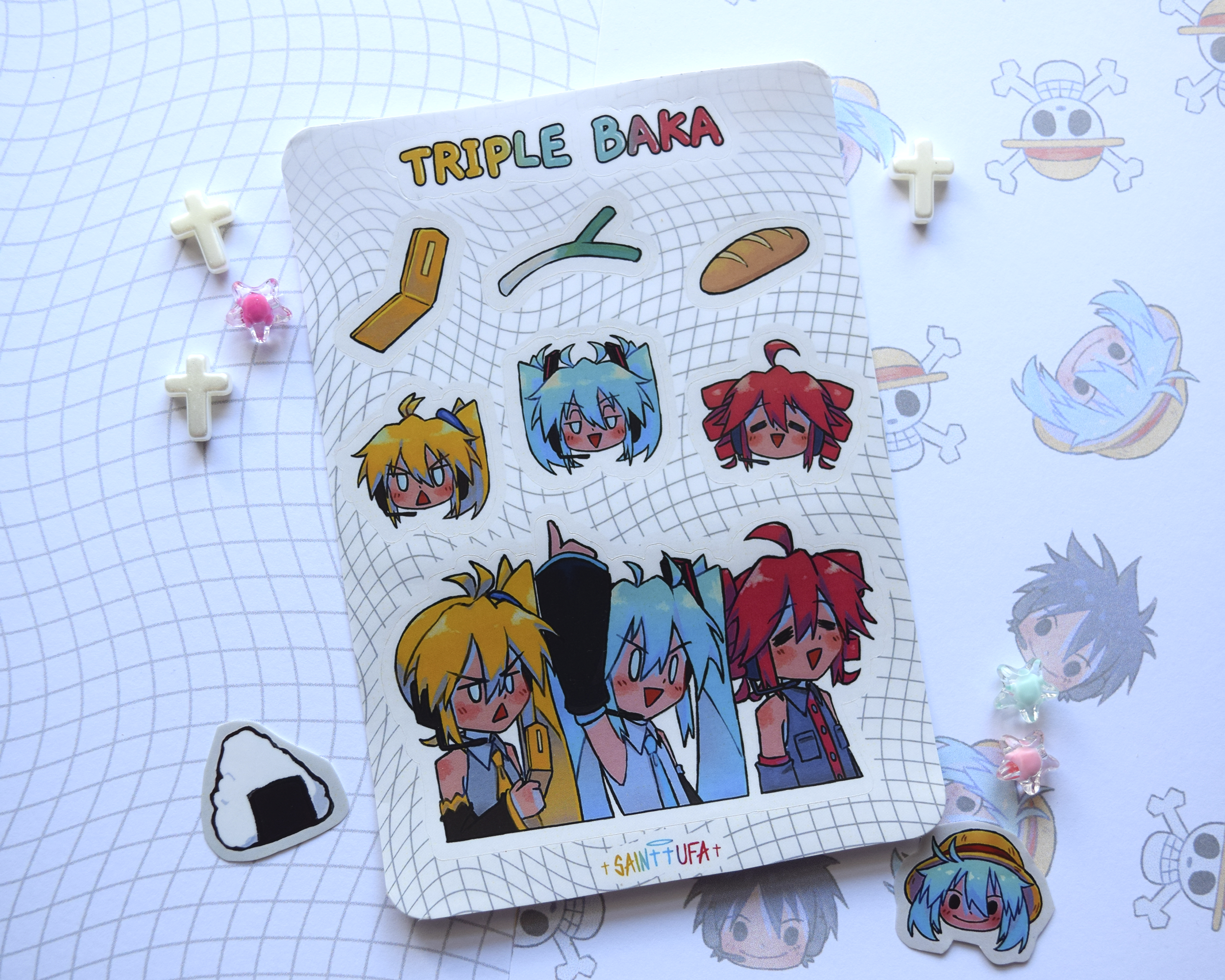 Triple Idiots Sticker Sheet