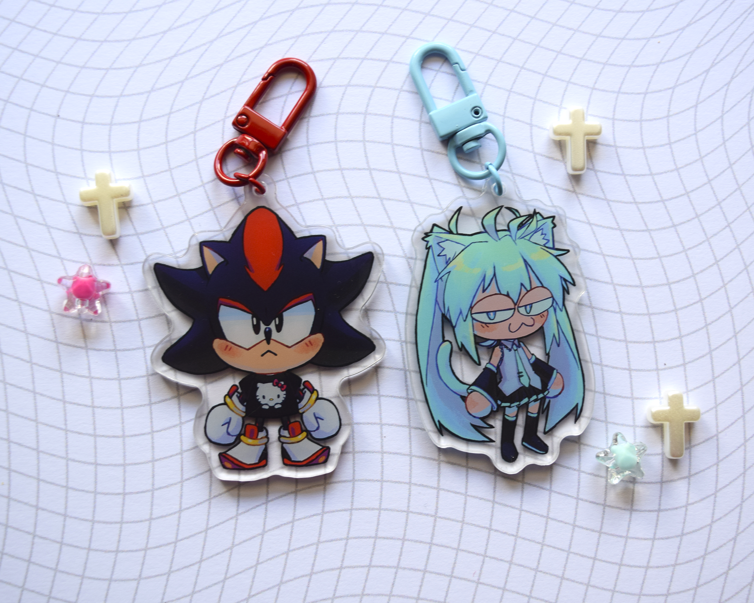Meme Shadow & Neco Keychains