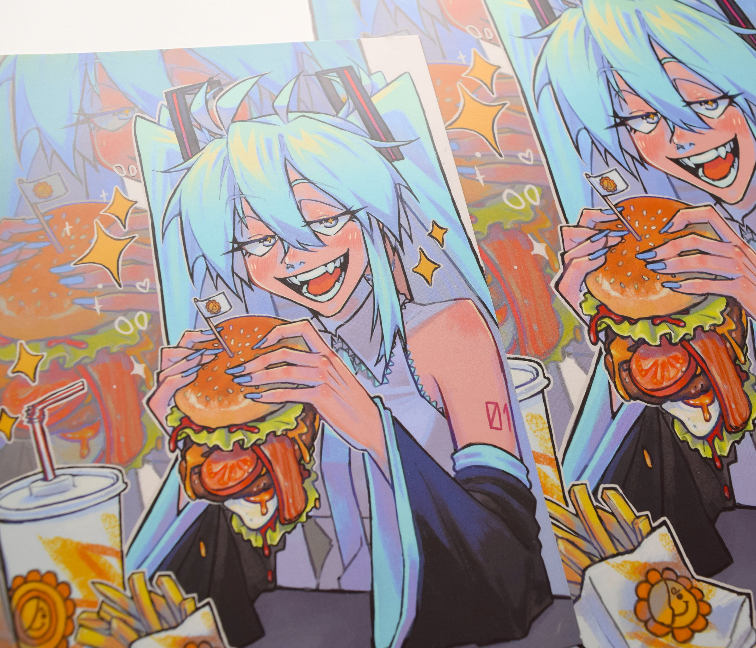 ✿ Hamburger  Print ✿