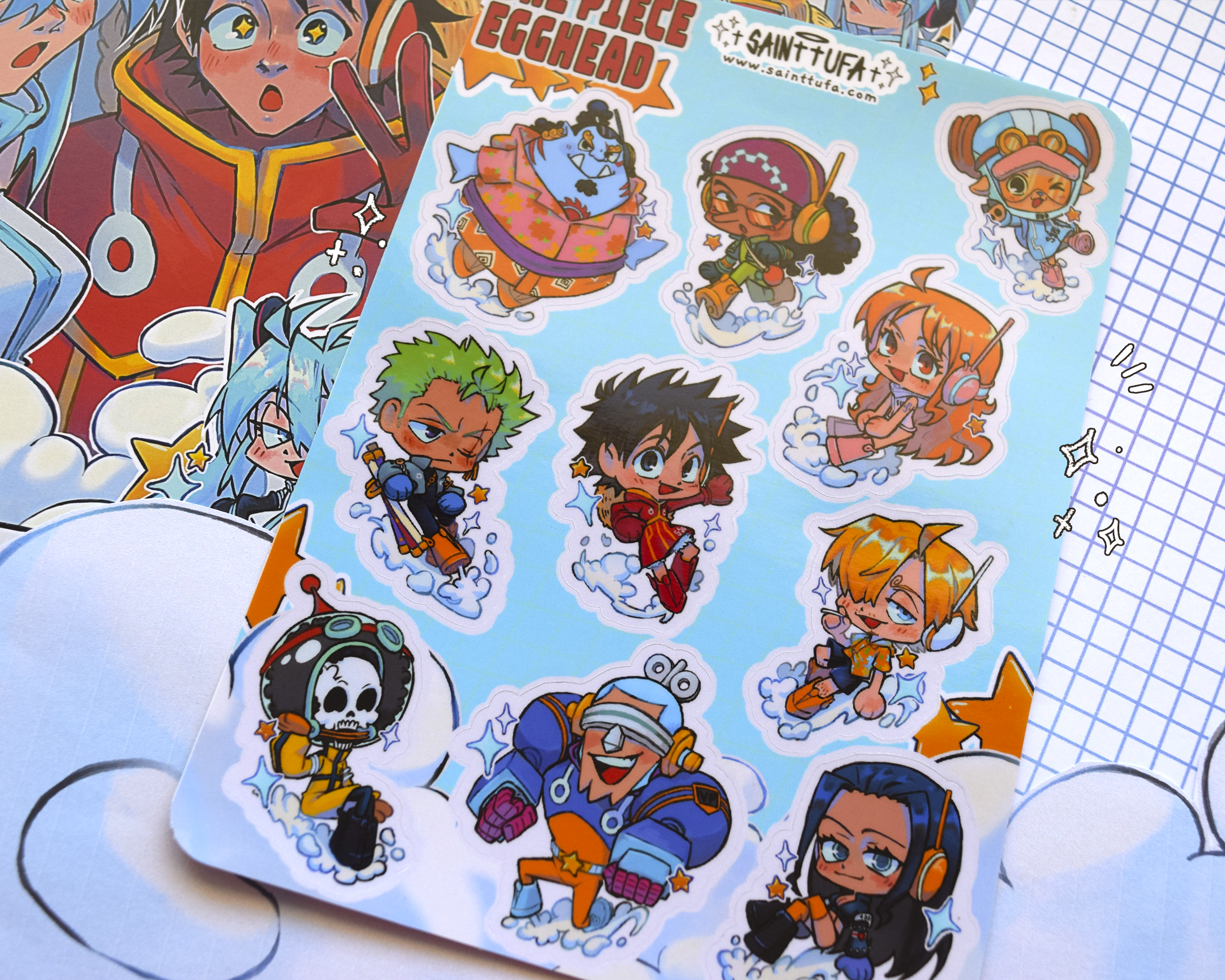 Egghead Sticker Sheet