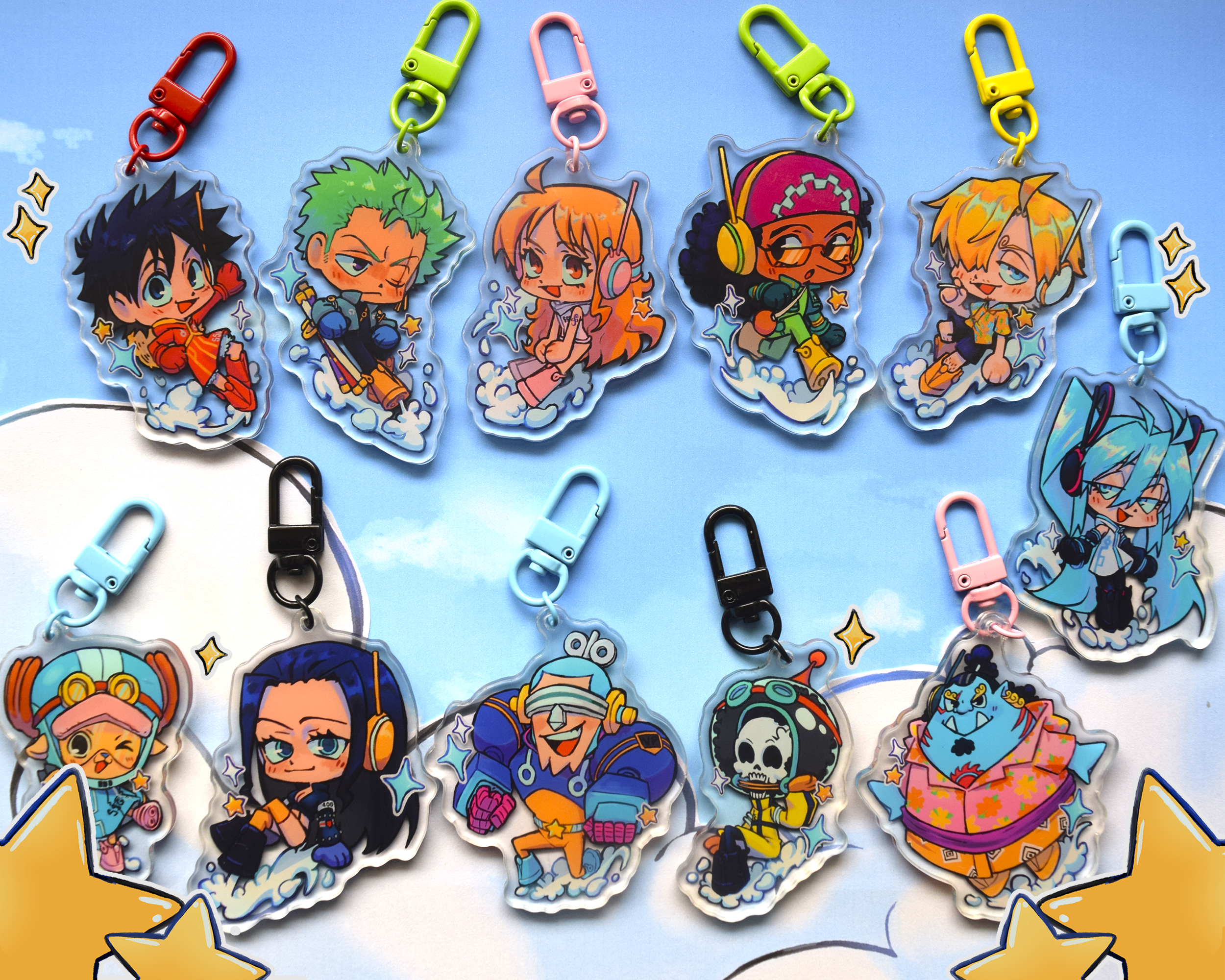 ☆Egg Pirate Keychains☆