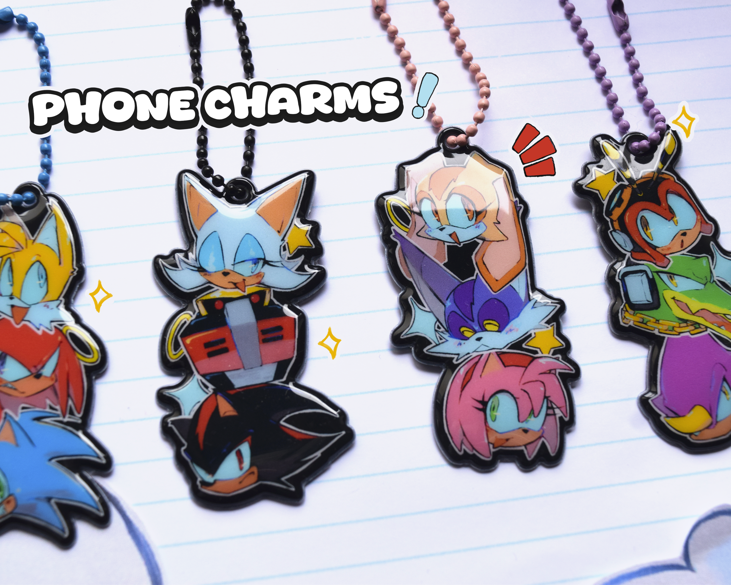 ✿  Puffy PVC Keychains ✿