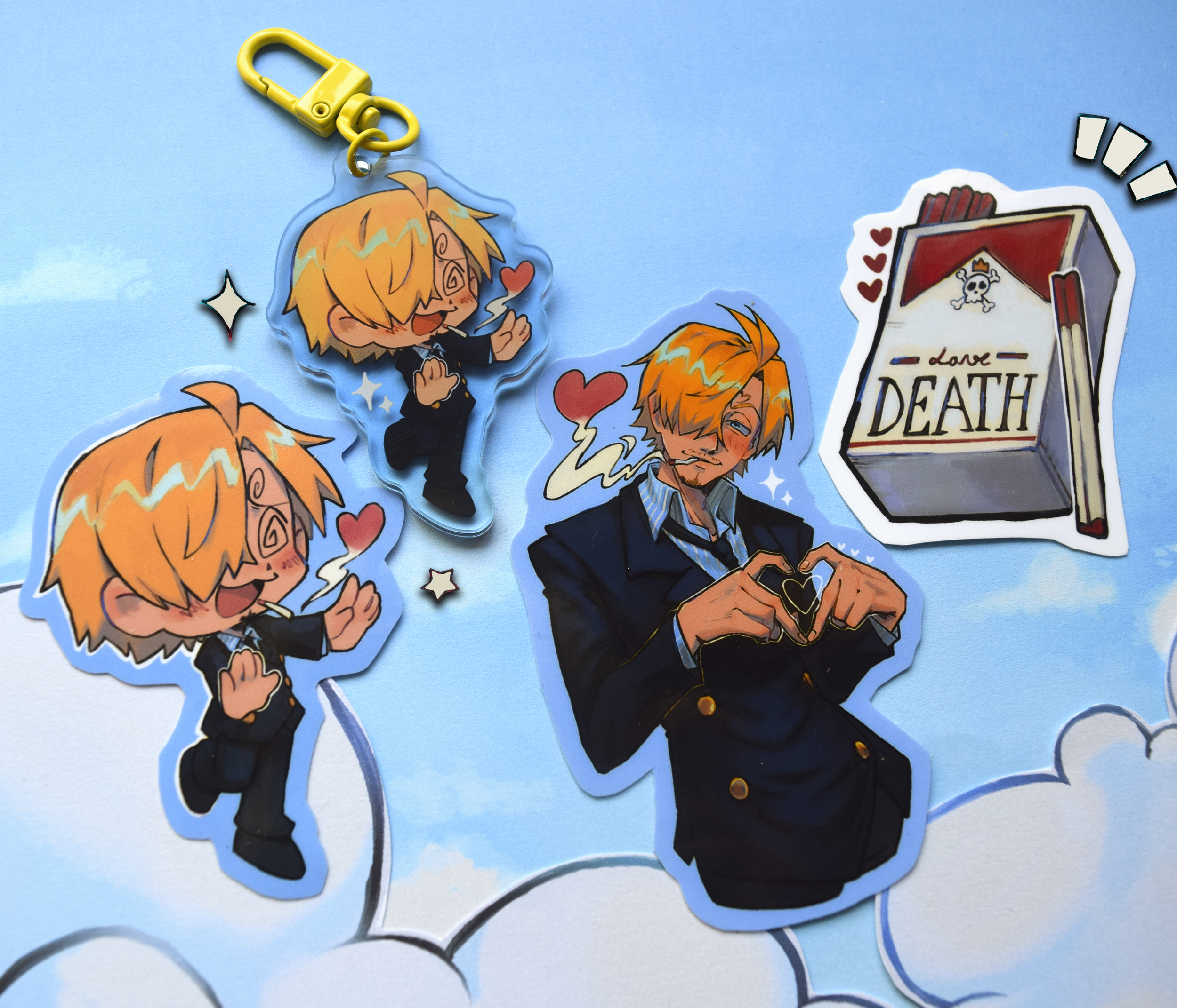 ★ Cook Keychain + Stickers ★