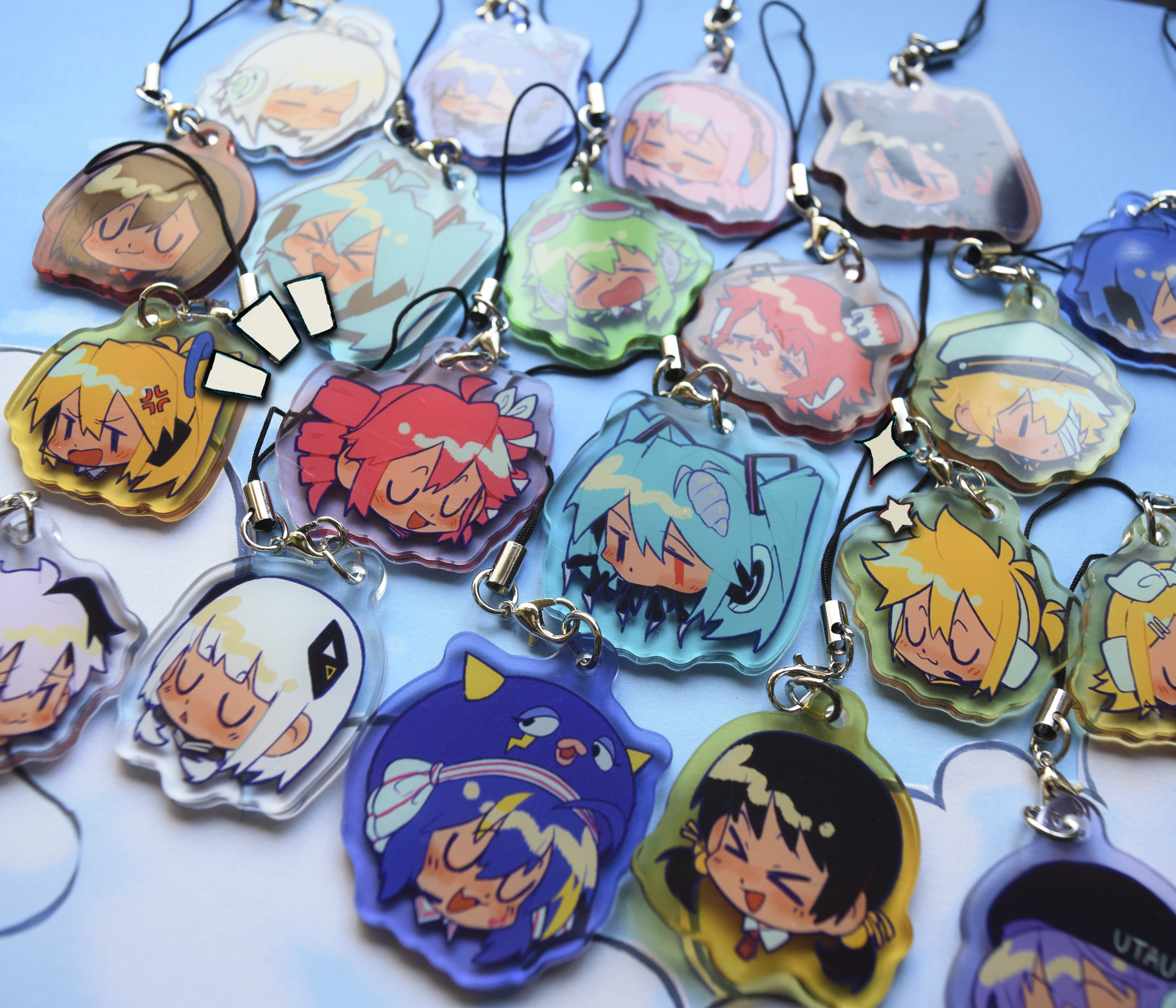 ✿ VOCAL & UTA Phone Charms ✿