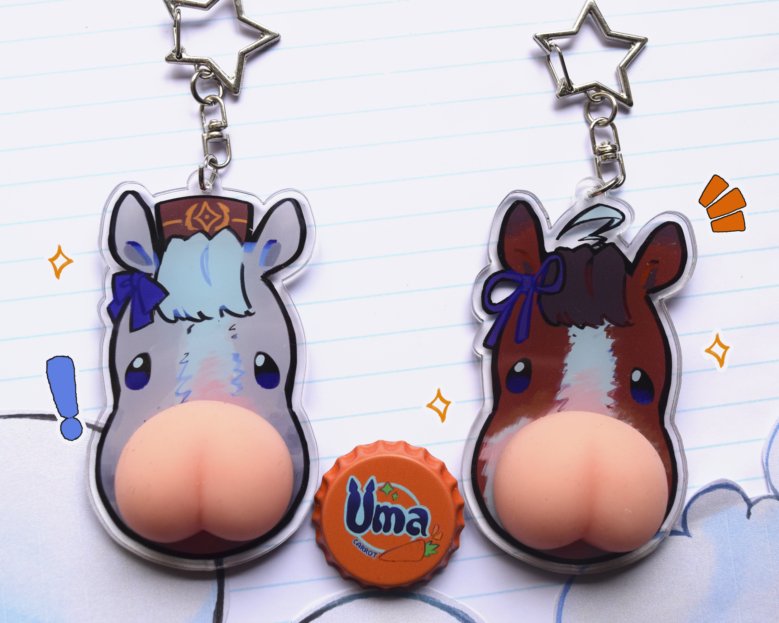 ♥ Butt Keychains ♥