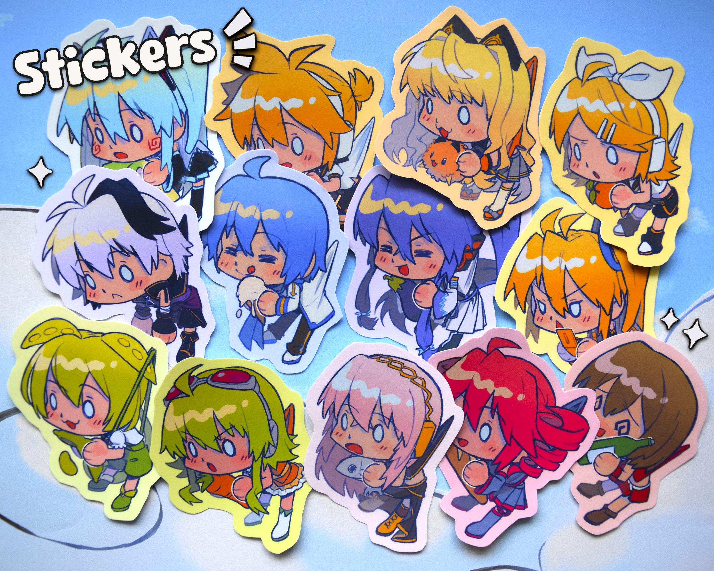 ☆Vocal Chibi Stickers☆