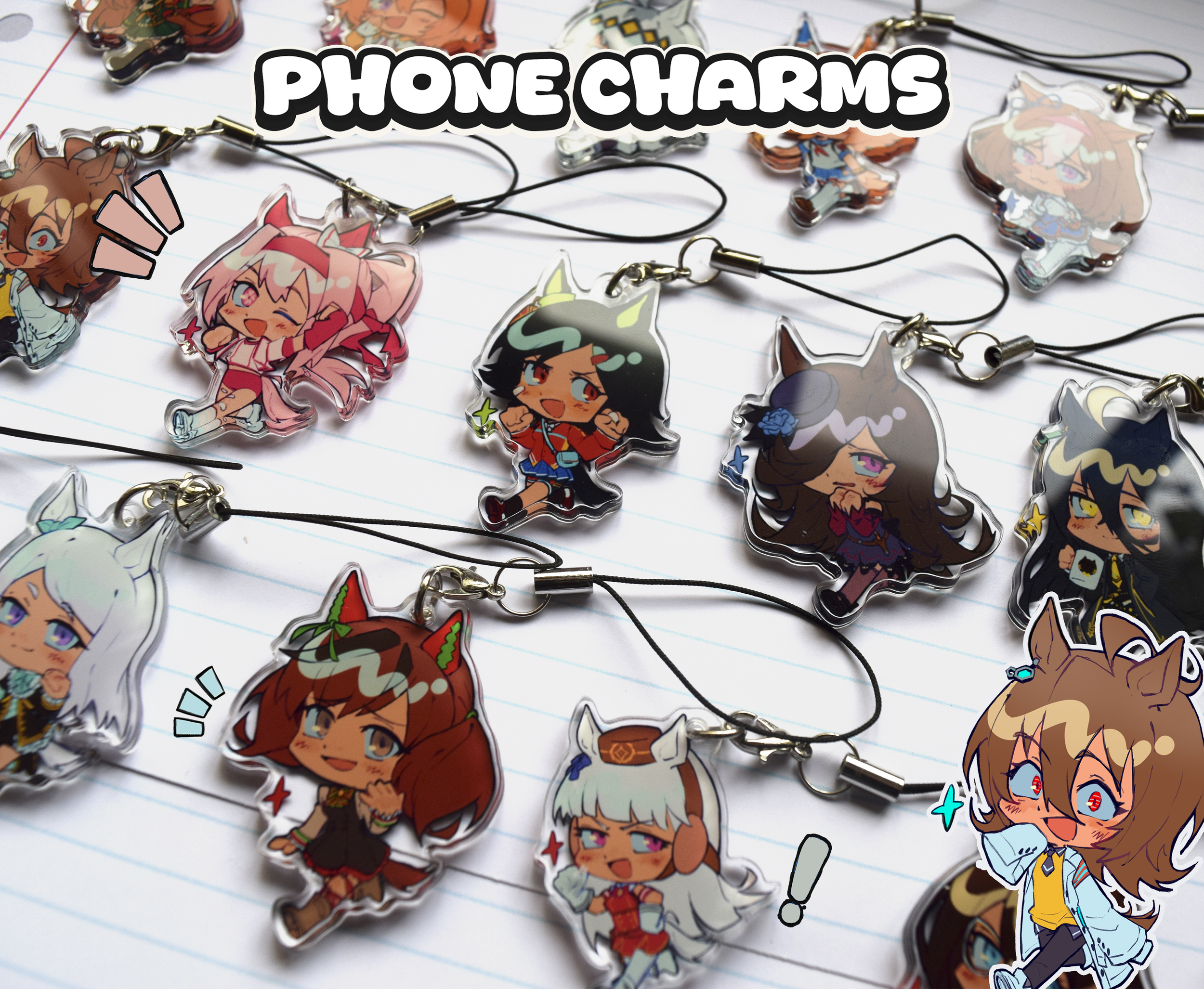 Horsie Phone Charms