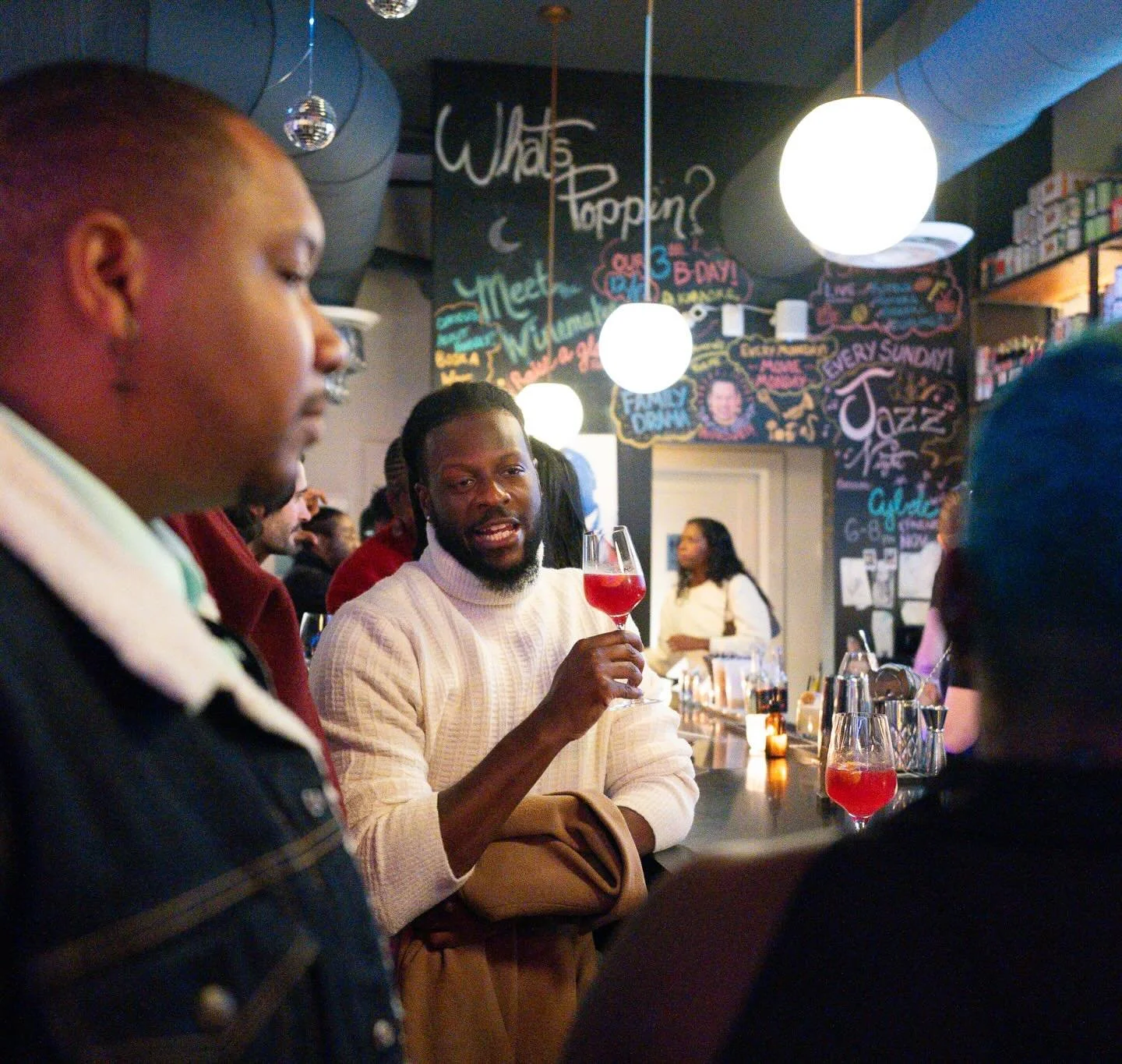 Special champagne edition of Anime &amp; Wine night at @popfizzdc in Washington DC! Anime, sparkling wine and community🍷🫶🏽

Special shouts out to @ariann.yvonne coming through with the games!