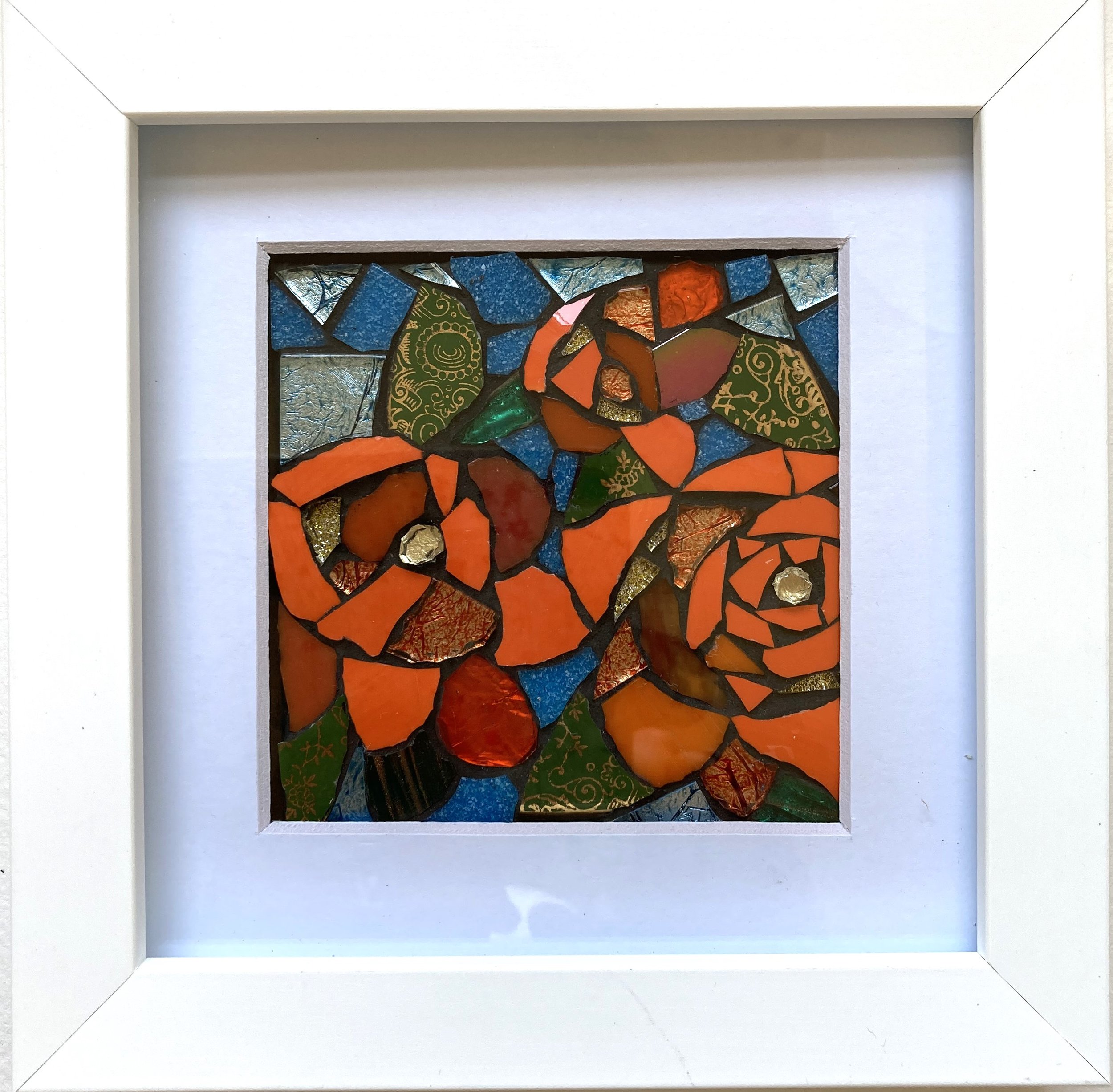 Summer Orange Roses, framed.jpg