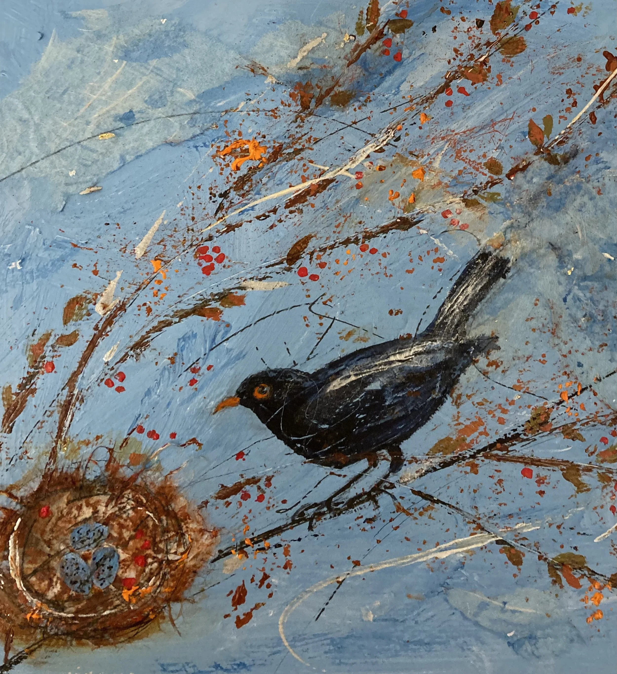 Three More Tweets For Christmas! Giclee Print