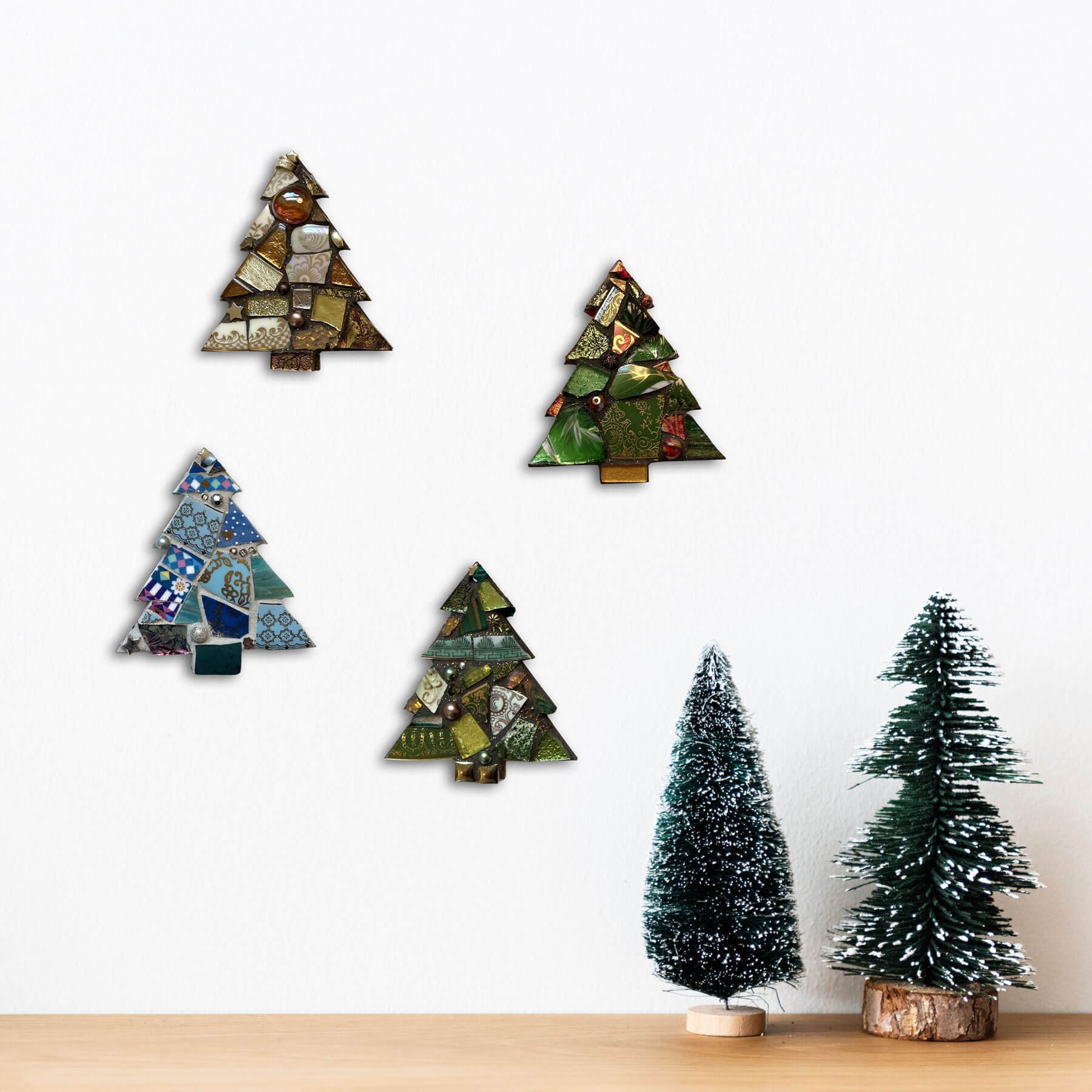 Hanging Christmas Trees - Small