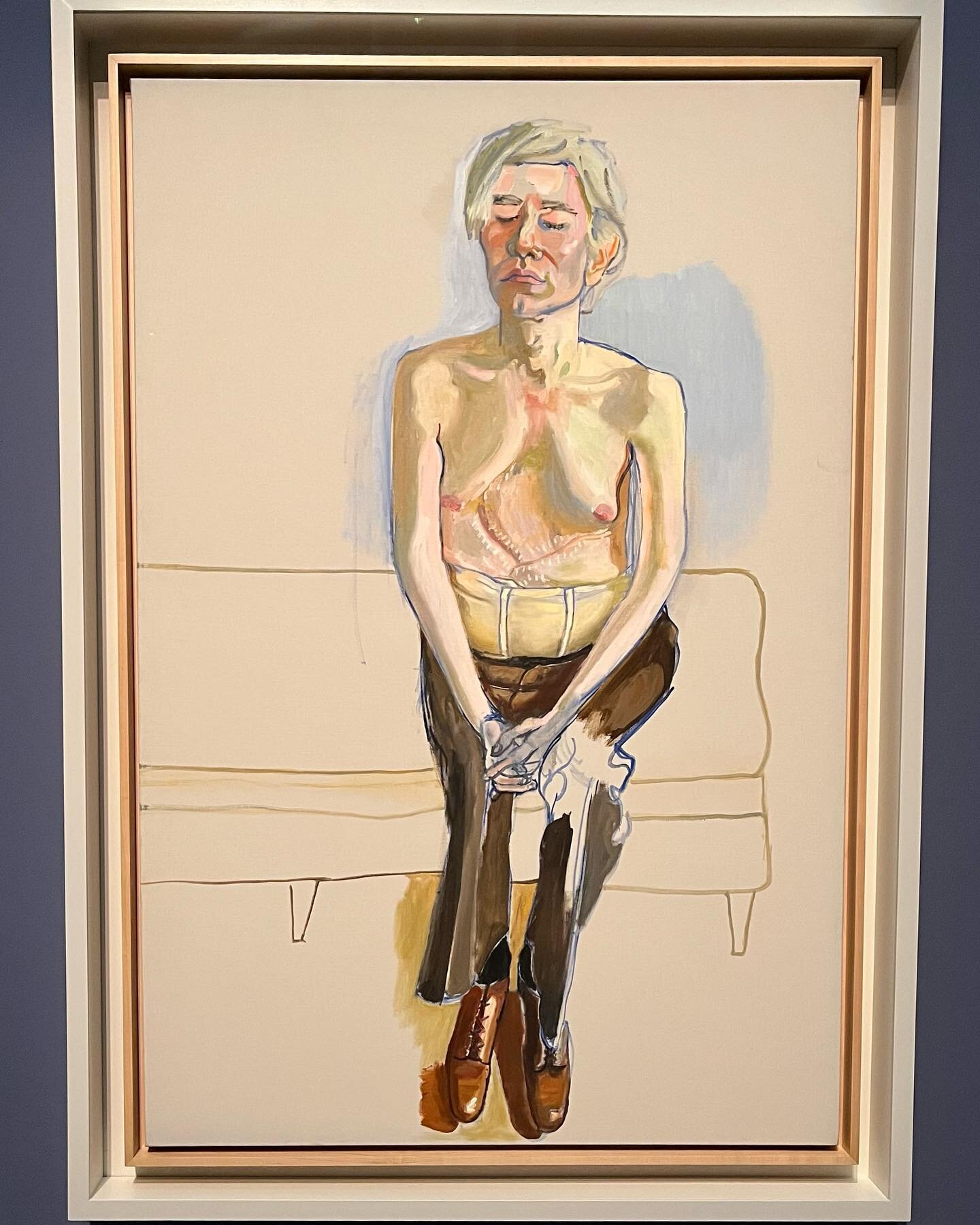 So glad I managed to see the Alice Neel exhibition @thebarbicancentre&hellip; what a woman&hellip; i learnt so much about painting &amp; about her as a pioneering female painter&hellip; she would have fitted in so well with our Hagitude  artists @wee